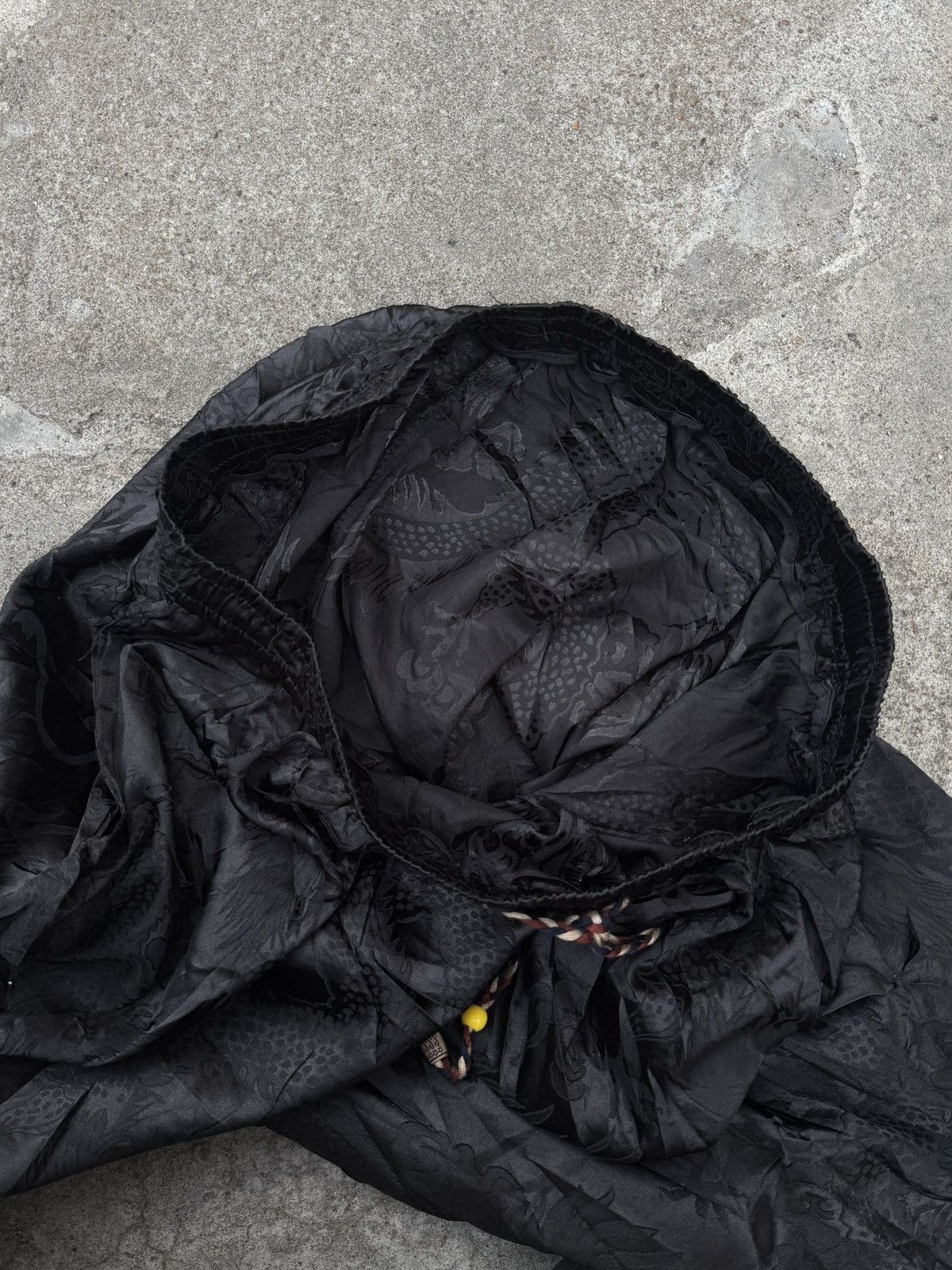 Karakuri Tamashii Balloon Pants Dragon Black Japanese Yohji Yamamoto Styled Size US 32 / EU 48 - 15 Thumbnail