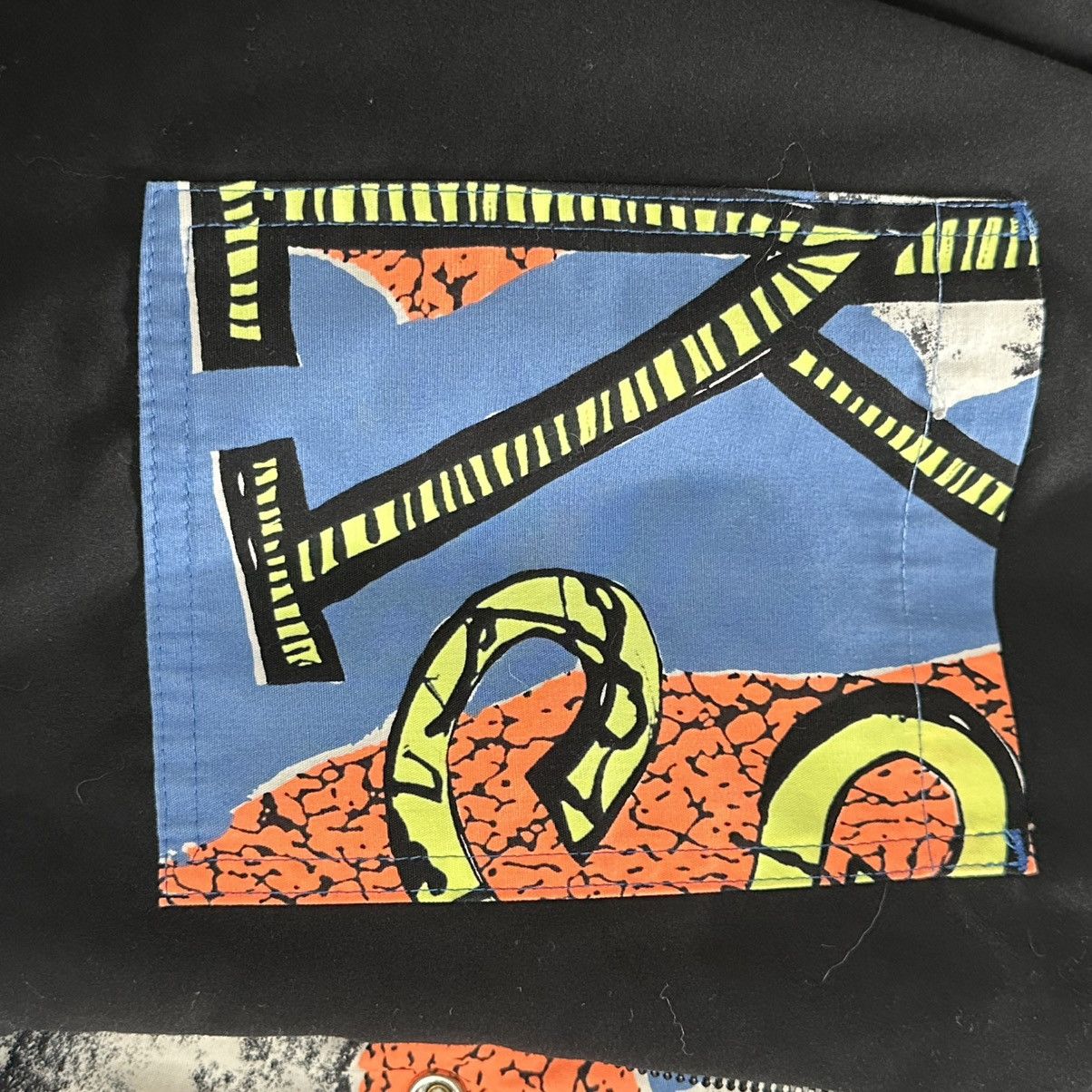 Quiksilver Vtg 80s 90s Quiksilver Surf Skate Jacket All Over Print RARE Size US L / EU 52-54 / 3 - 5 Thumbnail