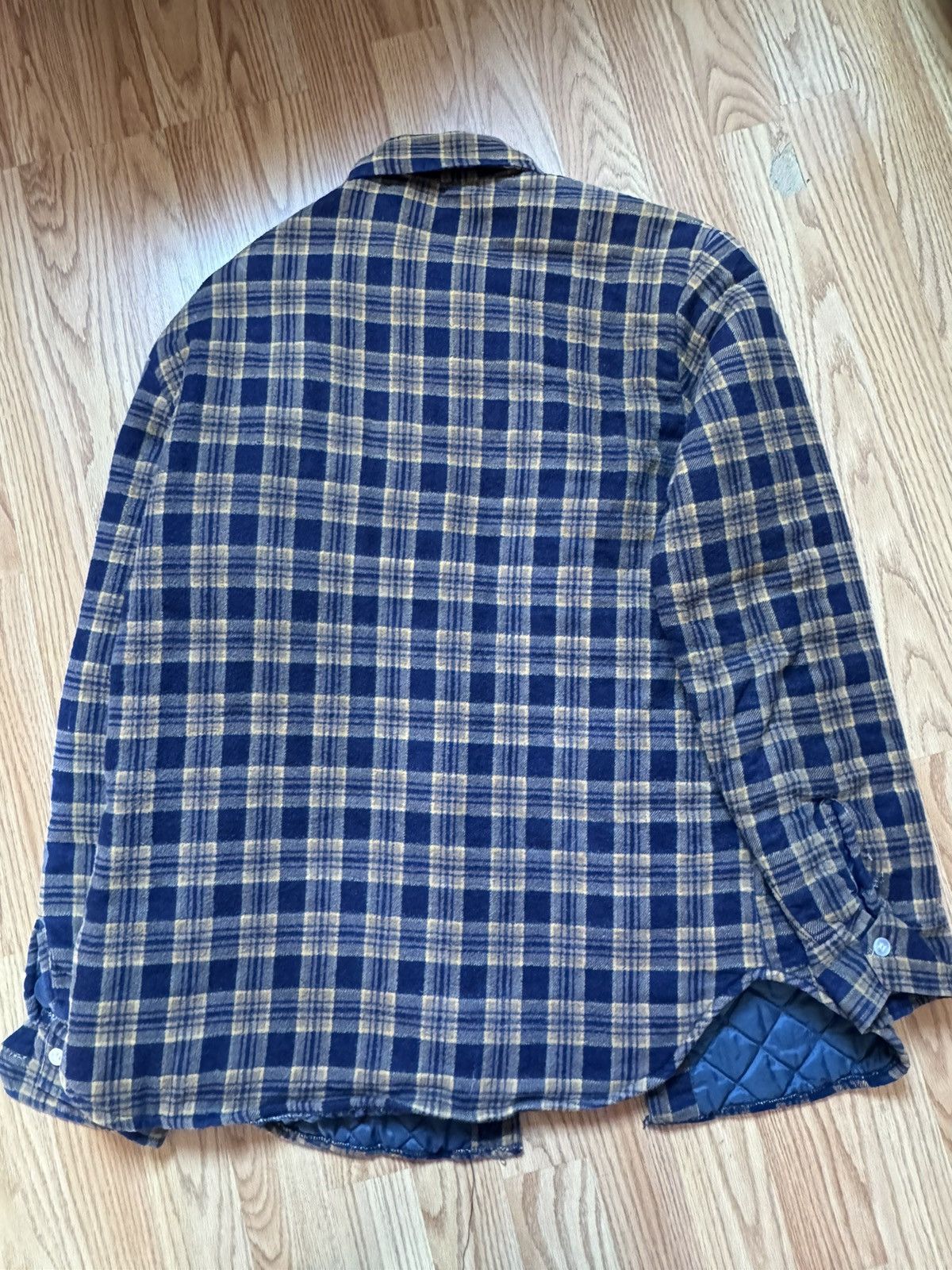 Designer × Vintage REMINGTON - Blue and Orange Padded Button Up Shirt *VINTAGE* Size US M / EU 48-50 / 2 - 4 Thumbnail