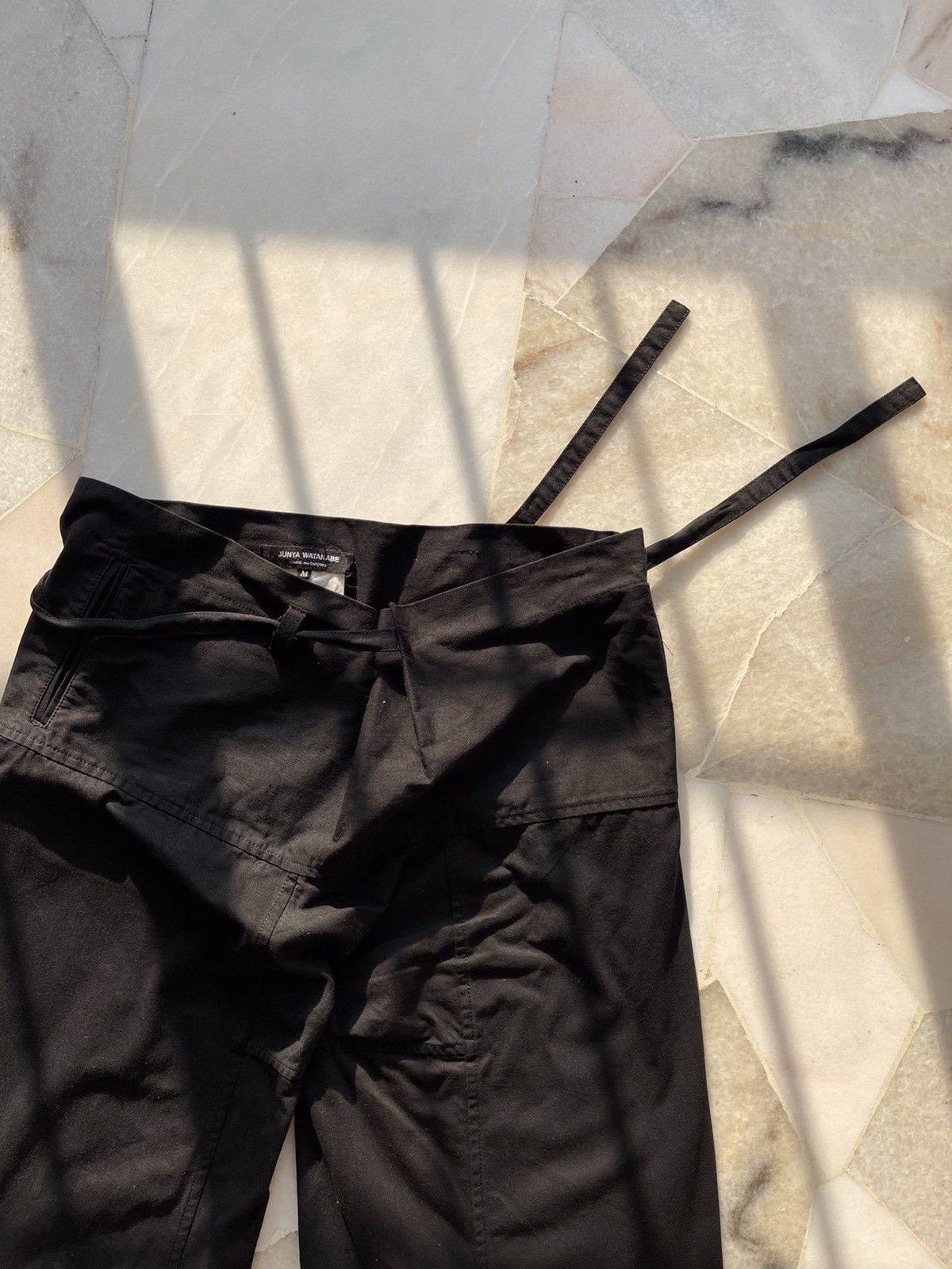 Comme des Garcons Homme AD2004 Junya Watanabe Asymmetric Jorts Style Pants Size US 34 / EU 50 - 13 Thumbnail