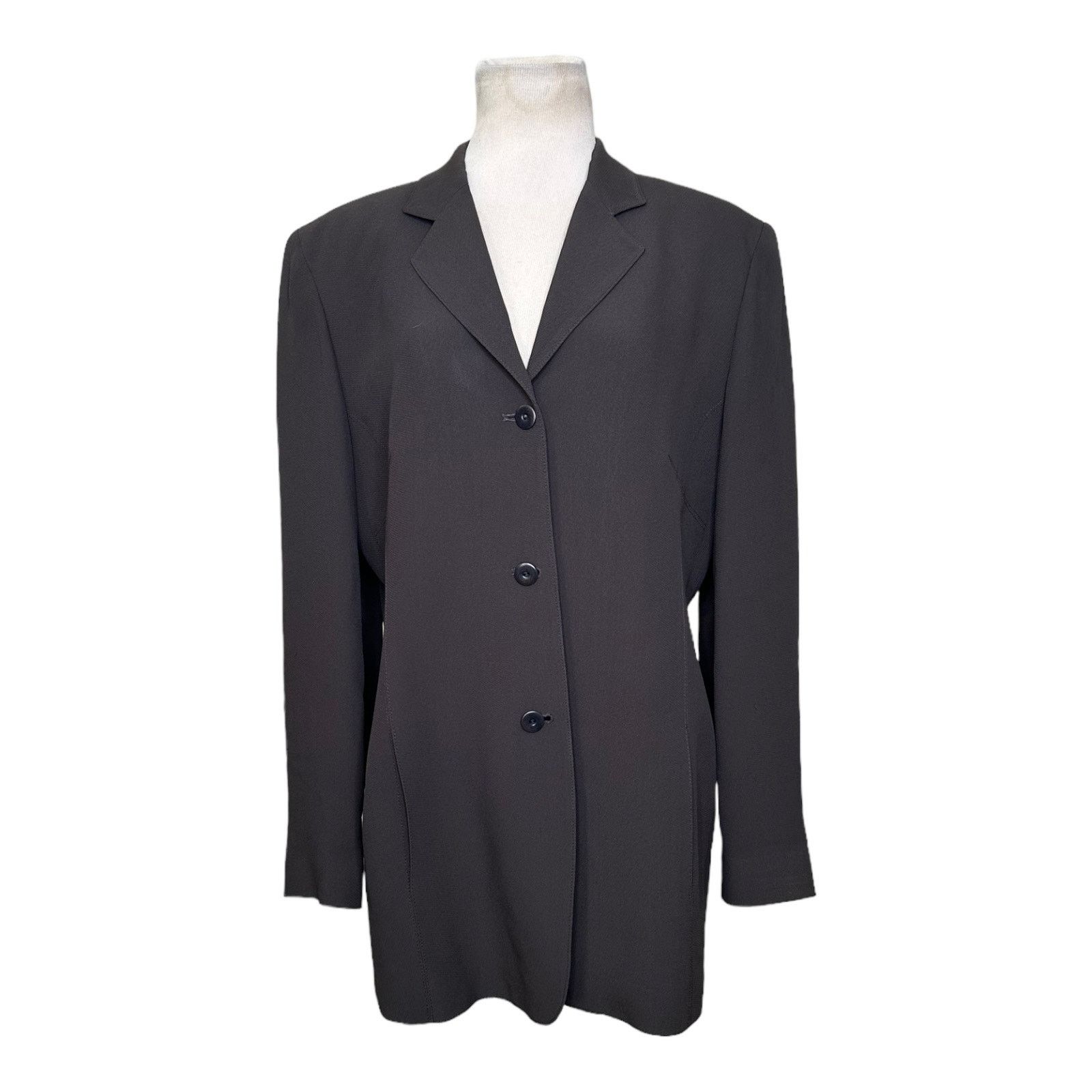 Emanuel Ungaro Emanuel Ungaro vintage brown three button blazer size 14 Size XL / US 12-14 / IT 48-50 - 1 Thumbnail