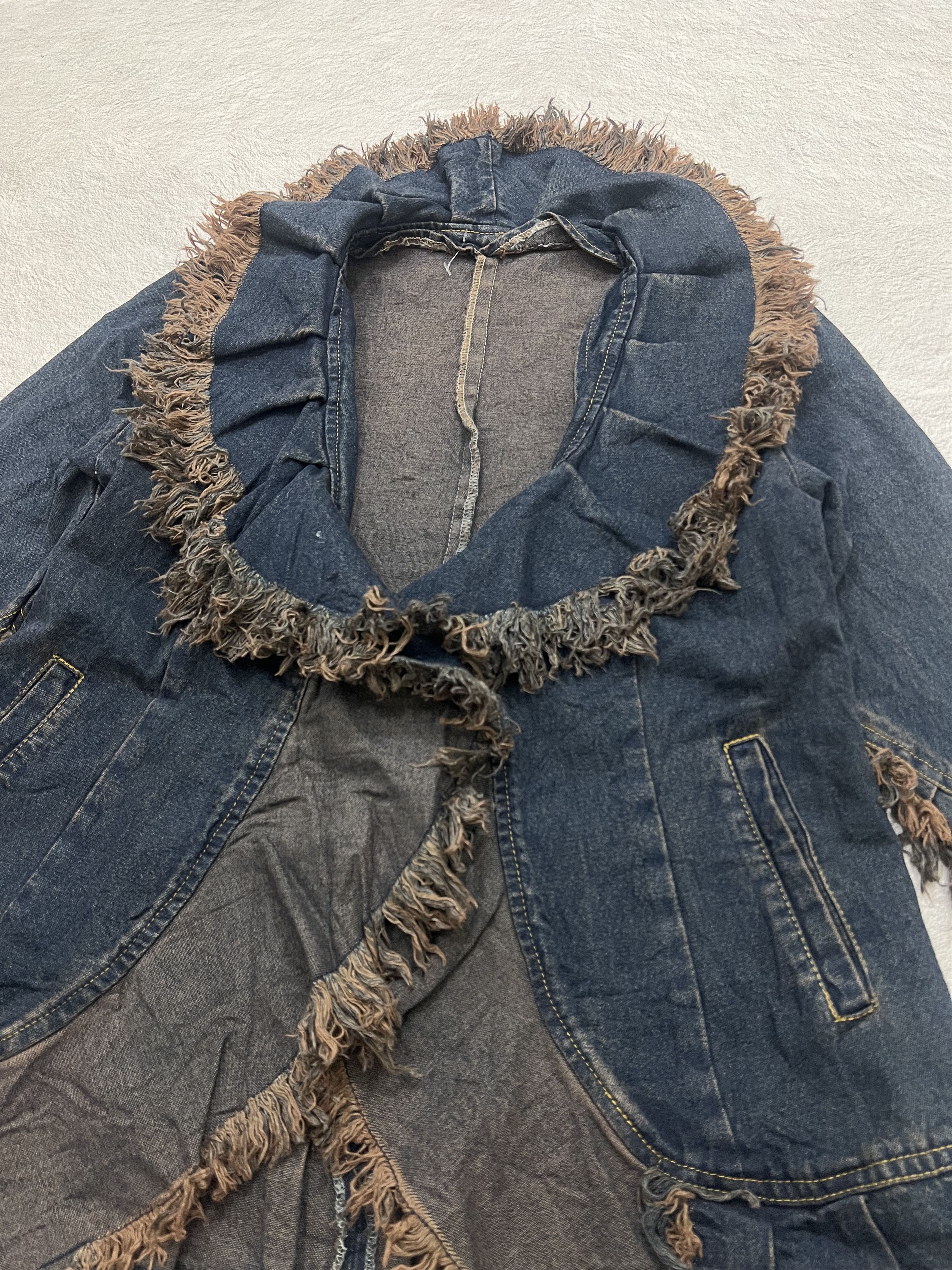 Japanese Brand 2000s Archival Y's Tornado Fur Jeans Vkei y2k Lgb Ifsix Size US S / EU 44-46 / 1 - 7 Thumbnail