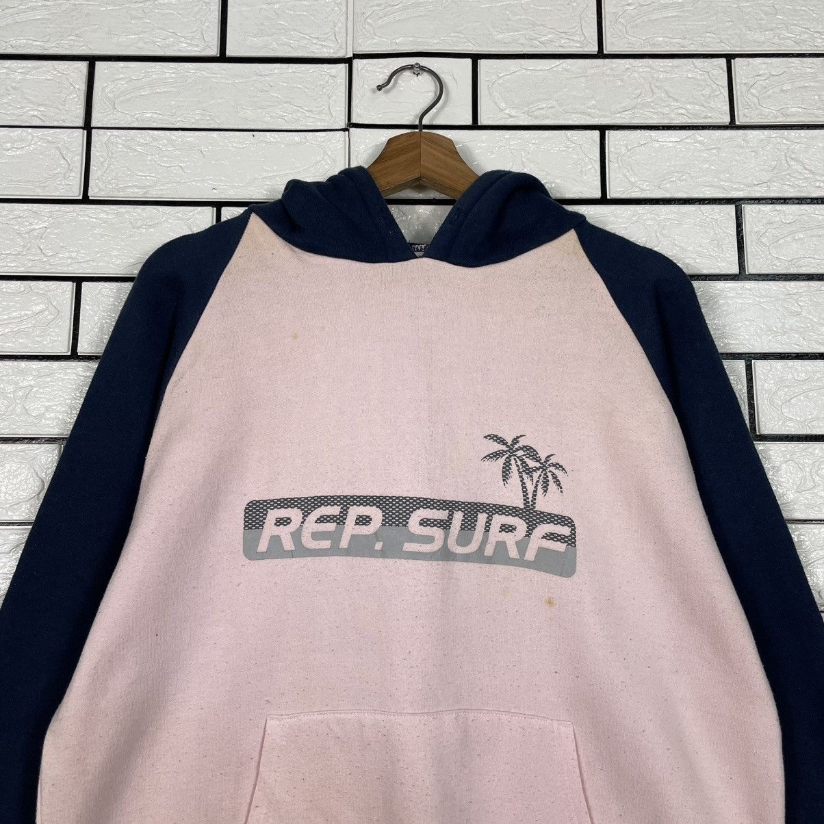 Japanese Brand Plevo Rep Surf Two Tone Pullover Hoodie Size US L / EU 52-54 / 3 - 11 Thumbnail