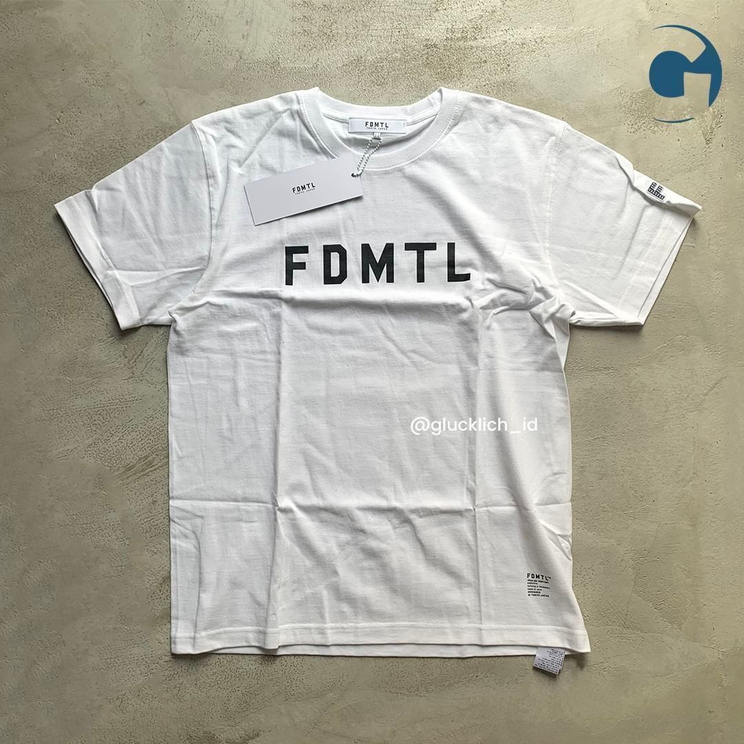 FDMTL FDMTL, Logo Indigo Tee 23SS in White Size US M / EU 48-50 / 2 - 2 Thumbnail