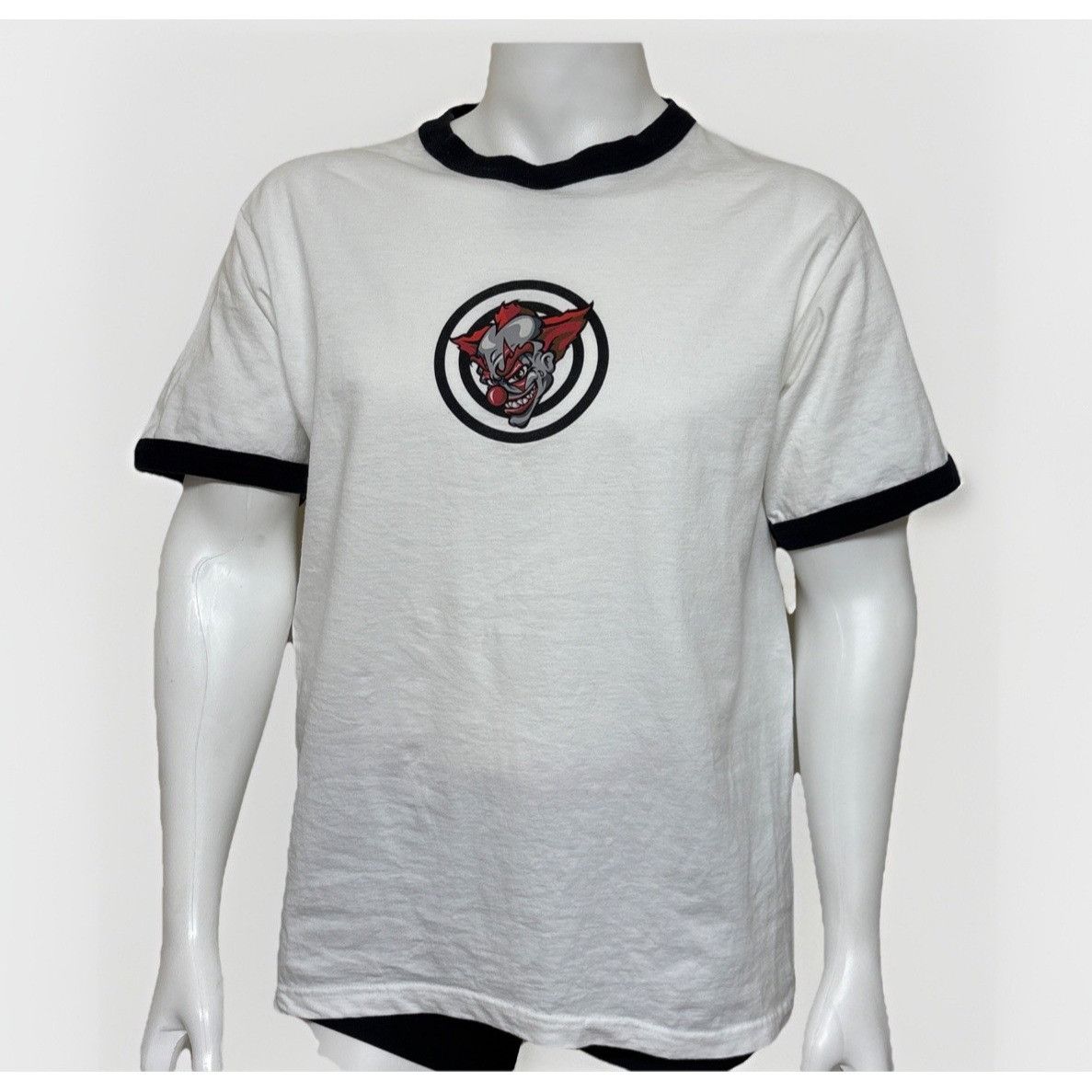 Other Vintage Single Stitch Ringer Shirt Mens L Clown Target Steel Size US L / EU 52-54 / 3 - 1 Thumbnail