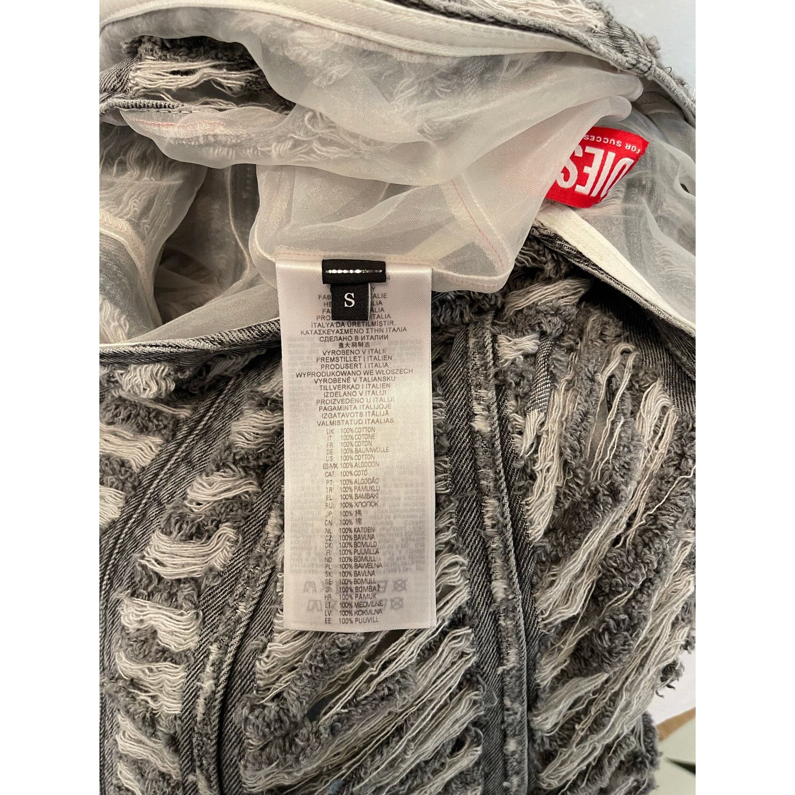 Diesel Diesel De-Arie-ads Distressed Denim Dress NWT Size Small Size S / US 4 / IT 40 - 5 Thumbnail