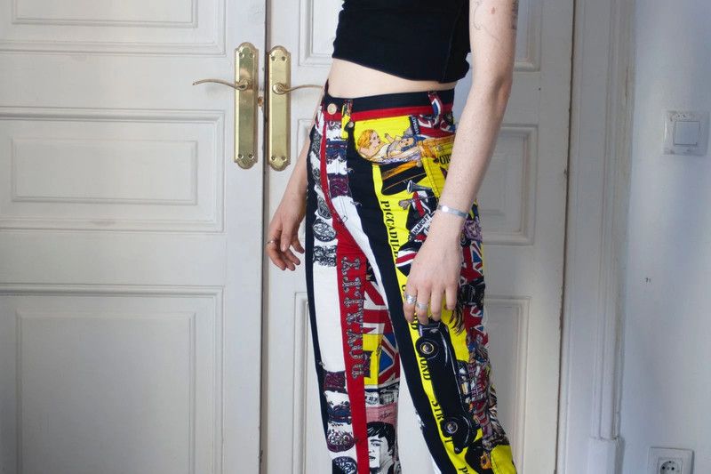 Versace Jeans Couture Versace Jeans Couture “Rock & Royalty” Beatles Pants Size 26" / US 2 / IT 38 - 2 Thumbnail