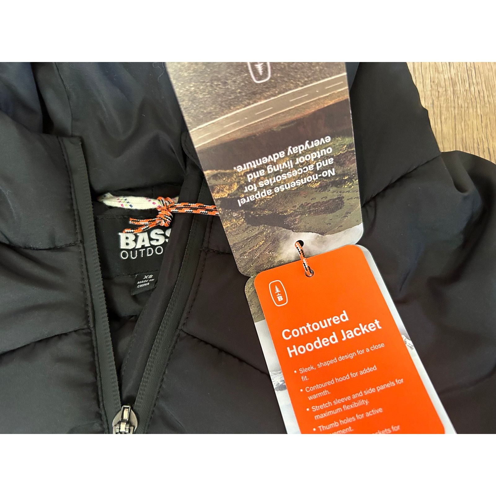 Bass Bass Outdoor Women's Hooded Contoured Zip-Front Jacket Size XS / US 0-2 / IT 36-38 - 5 Thumbnail