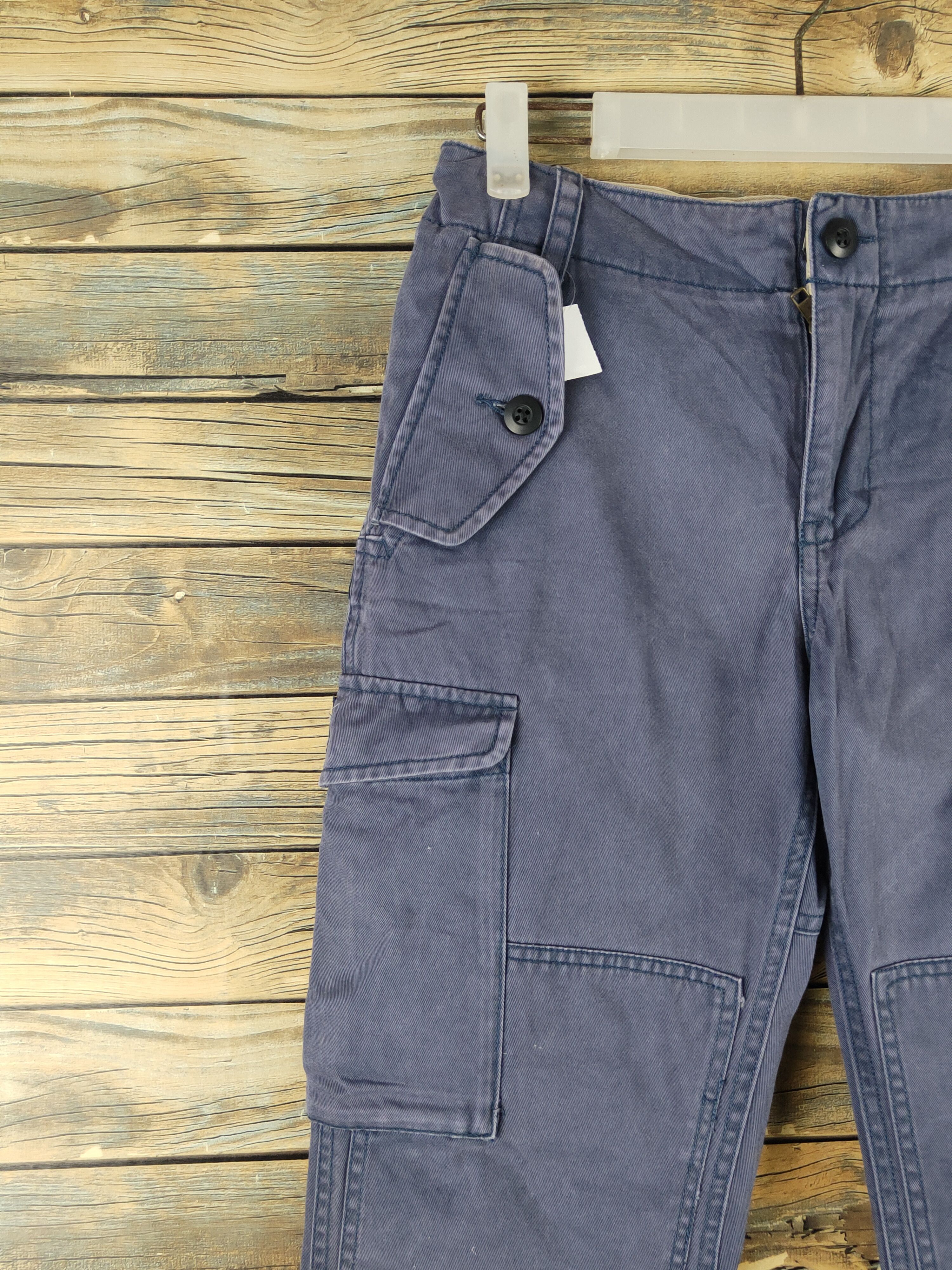Gap DL Gapkids Blue Multipocket Tactical Cargo Pants #1127 Size US 26 / EU 42 - 3 Thumbnail