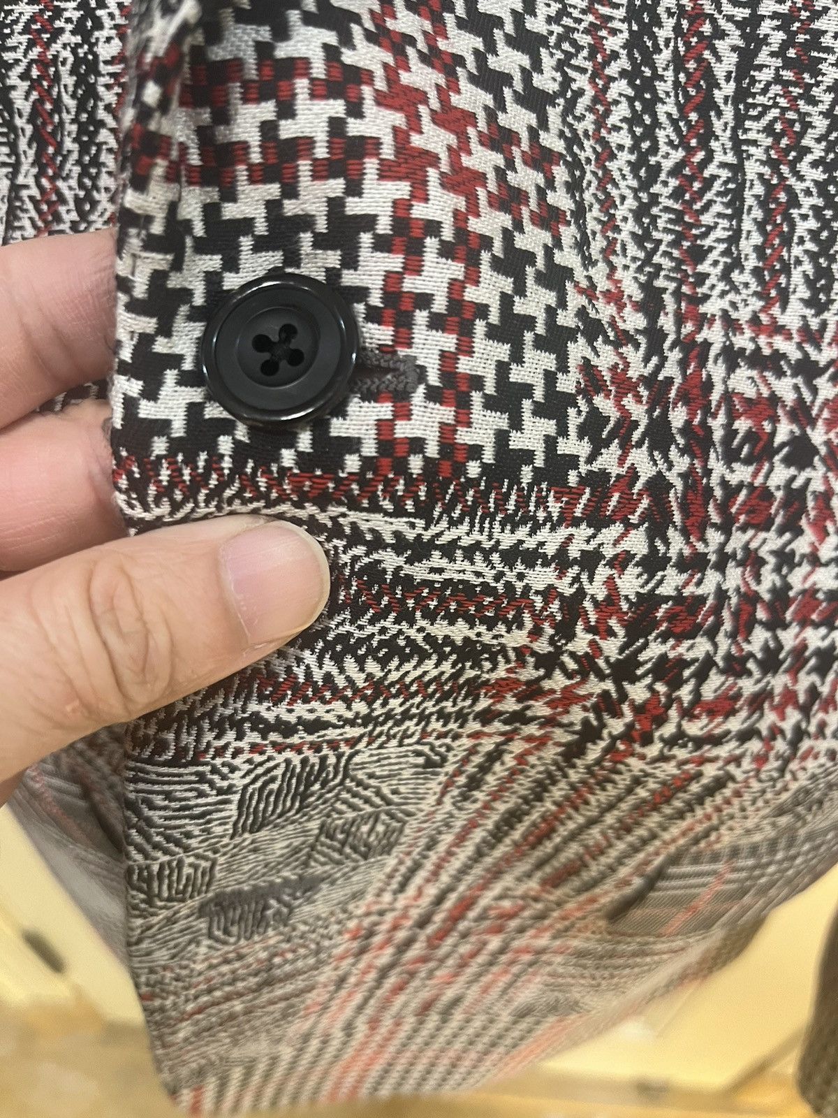 Alexander McQueen Prince of Wales patchwork blazer size46 Size 46R - 5 Thumbnail