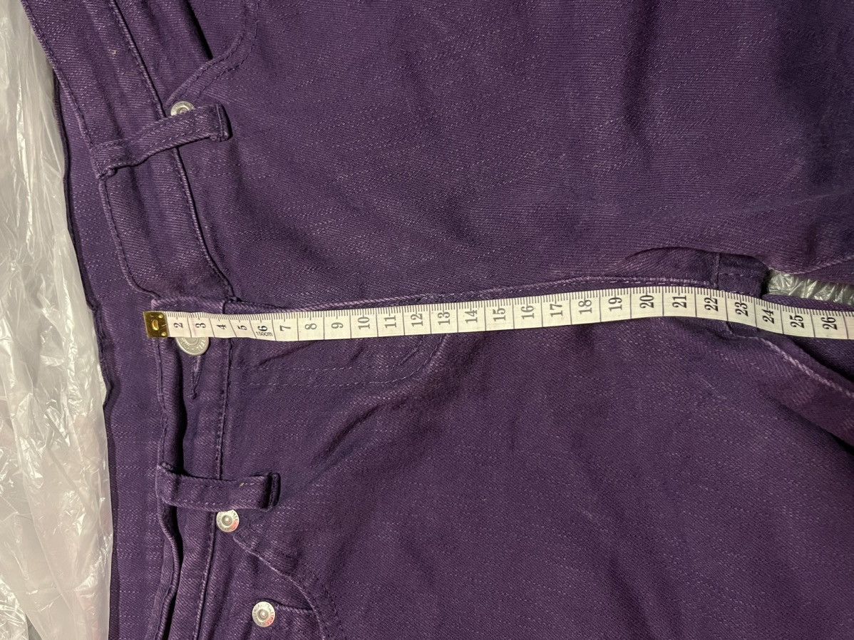 Vintage Mia Linea Purple Straight-Leg Jeans Size 26" / US 2 / IT 38 - 4 Thumbnail