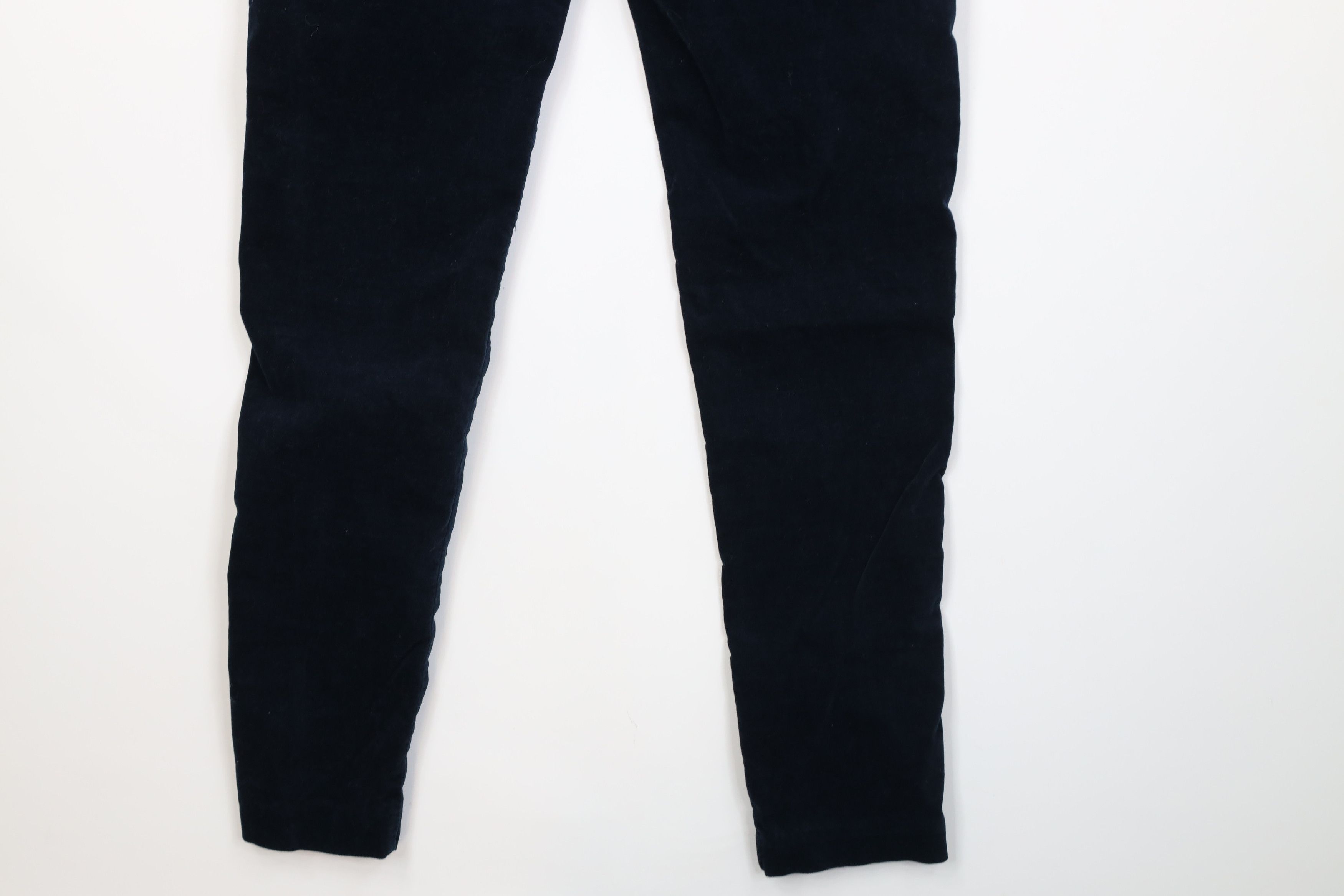 J.McLaughlin Vintage J McLaughlin Skinny Leg Velvet Velour Pants Blue Size 26" / US 2 / IT 38 - 14 Thumbnail