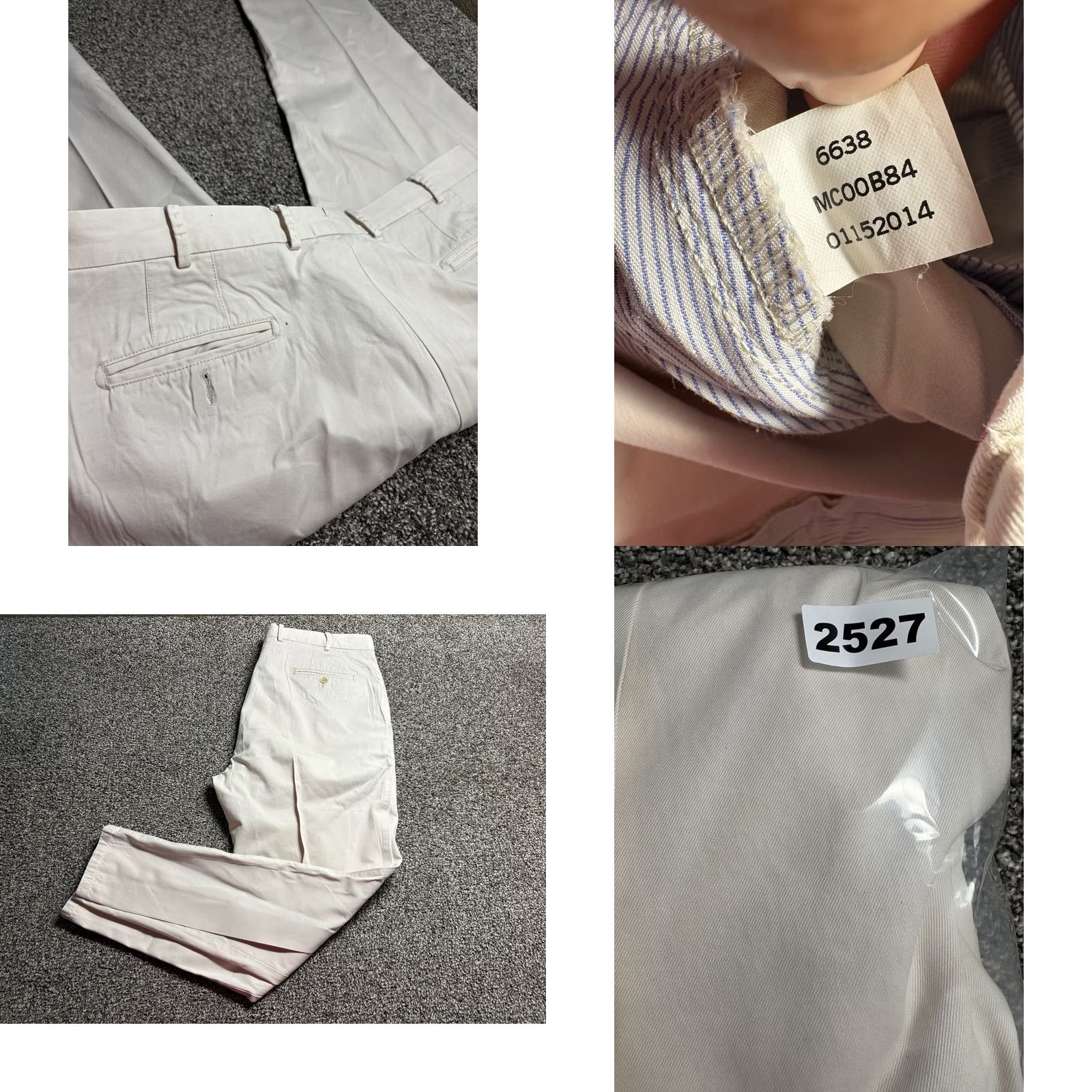 Peter Millar Peter Millar Chino Pants Mens 40x32 Khaki Washed Straight Raleigh Twill MC00B84 Size US 40 / EU 56 - 8 Thumbnail