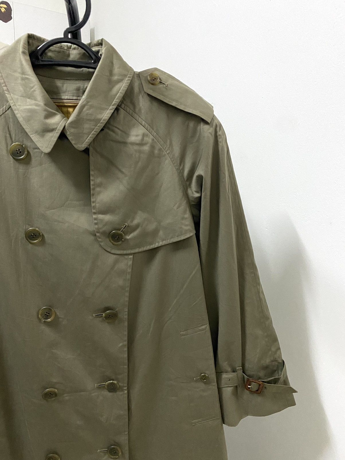 Burberry Vintage Burberrys Nova Check Trench Coat Size L / US 10 / IT 46 - 3 Thumbnail