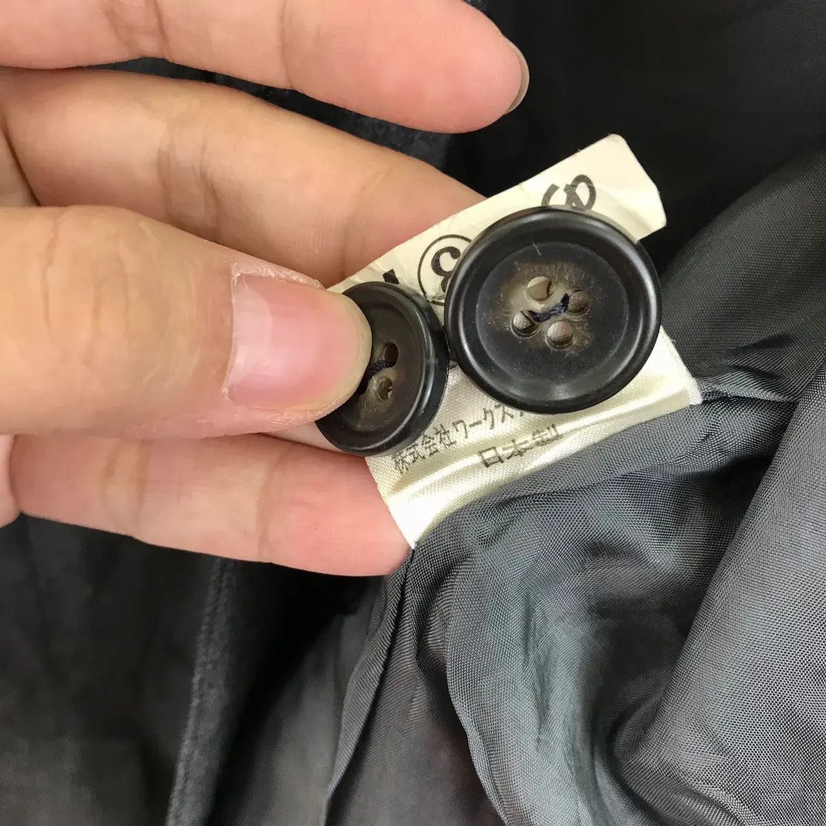 Vintage × Yohji Yamamoto Vtg 80’ YOHJI YAMAMOTO WORKSHOP Collection Blazer 2 Button Size M / US 6-8 / IT 42-44 - 2 Thumbnail