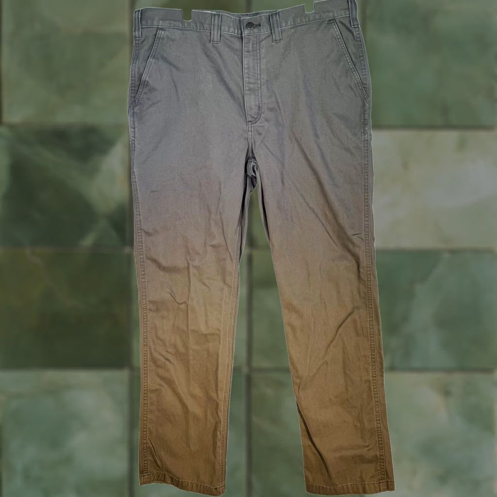 Carhartt Carhartt Mens Pants 38x34 Brown Relaxed Straight Cotton Zip Fly Workwear Utility Jeans Mens Size US 38 / EU 54 - 1 Thumbnail