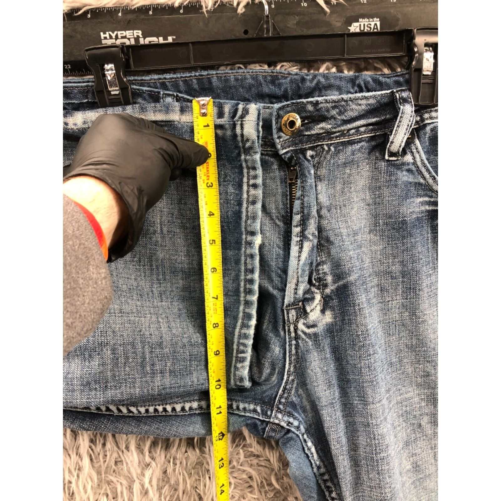 Vintage Buffalo Jeans Buffalo Bootcut Jeans 38 Mens Mid Rise Medium Wash Blue Denim 5-Pocket Regular Fit Baggy? Size US 38 / EU 54 - 4 Thumbnail