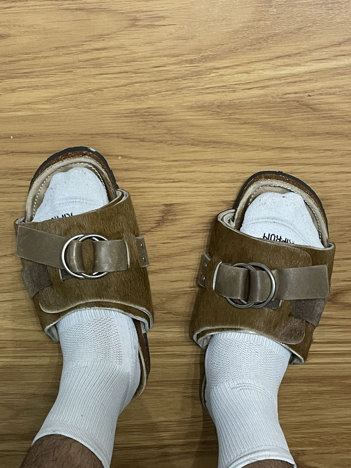 Sasquatchfabrix Sasquatchfabrix Leather Cow Skin Sandal Size US 9 / EU 42 - 22 Thumbnail
