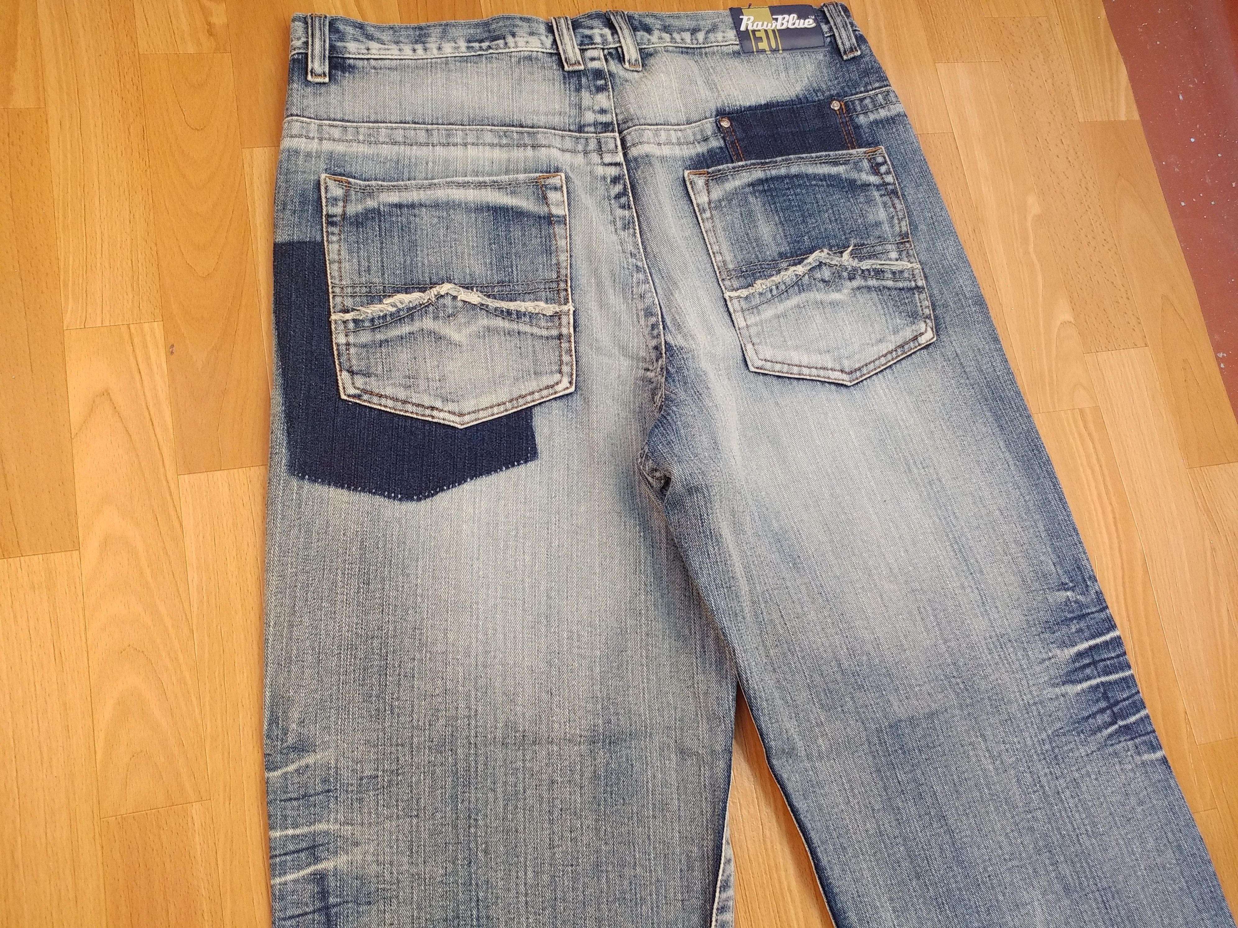 Vintage Raw Blue jeans, vintage, 90s hip hop, baggy 1990s size 36 Size US 36 / EU 52 - 4 Thumbnail