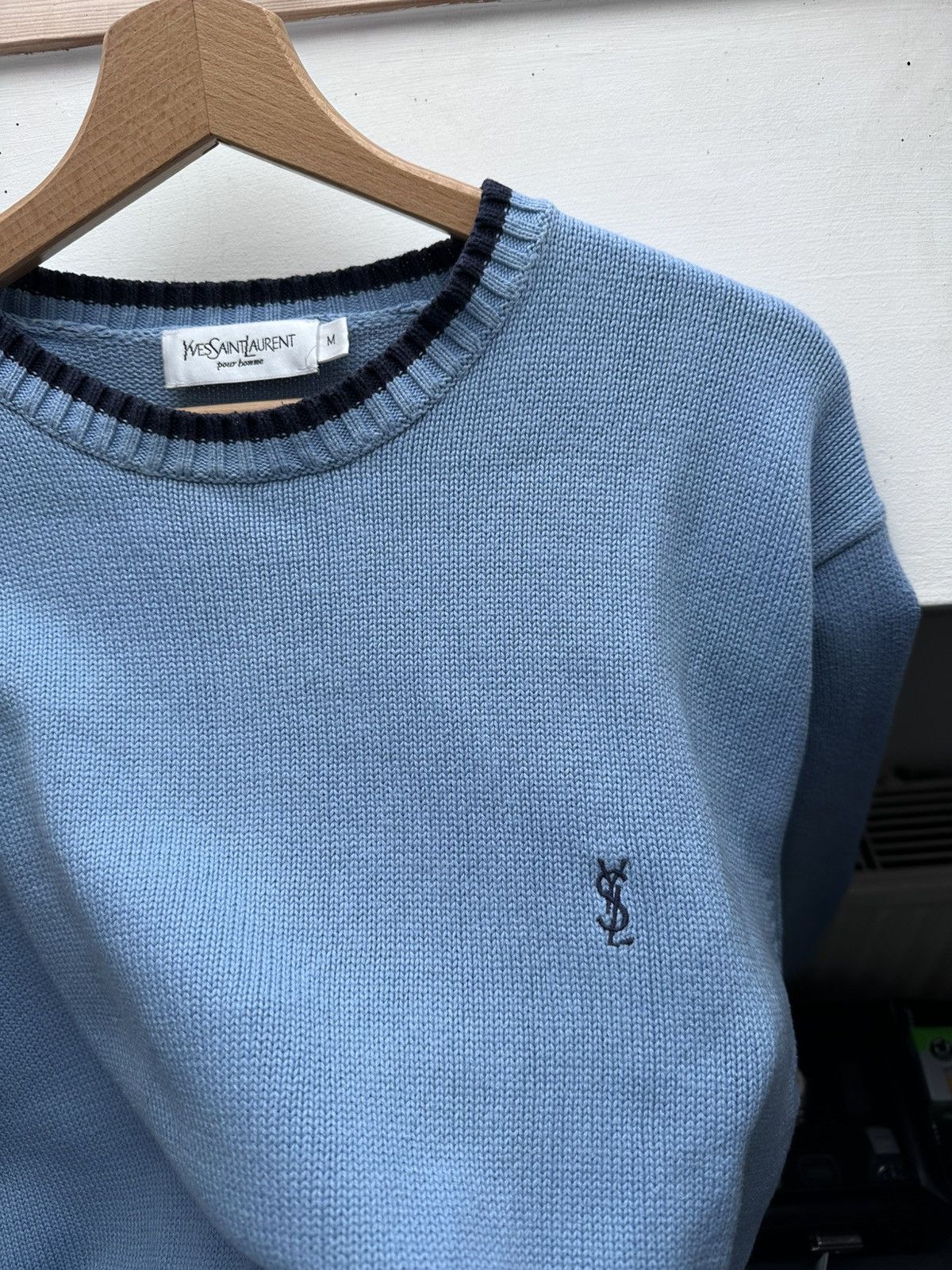 Vintage × Yves Saint Laurent Vintage YSL Yves Saint Lauren Sweater Size US M / EU 48-50 / 2 - 2 Thumbnail