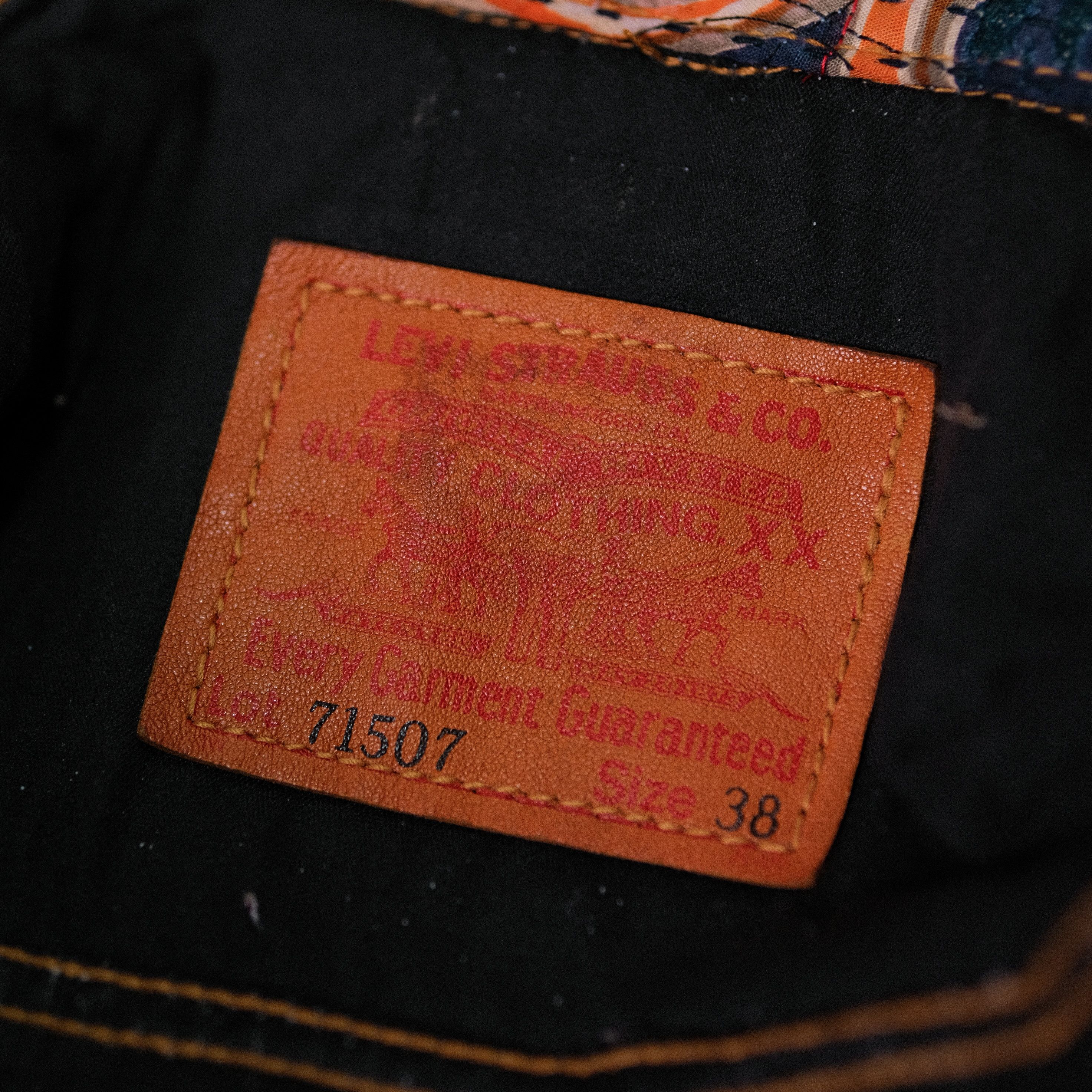 Levi's Levis 71507 Selvedge X Sashiko Boro Etnic Jacket Size US M / EU 48-50 / 2 - 2 Thumbnail