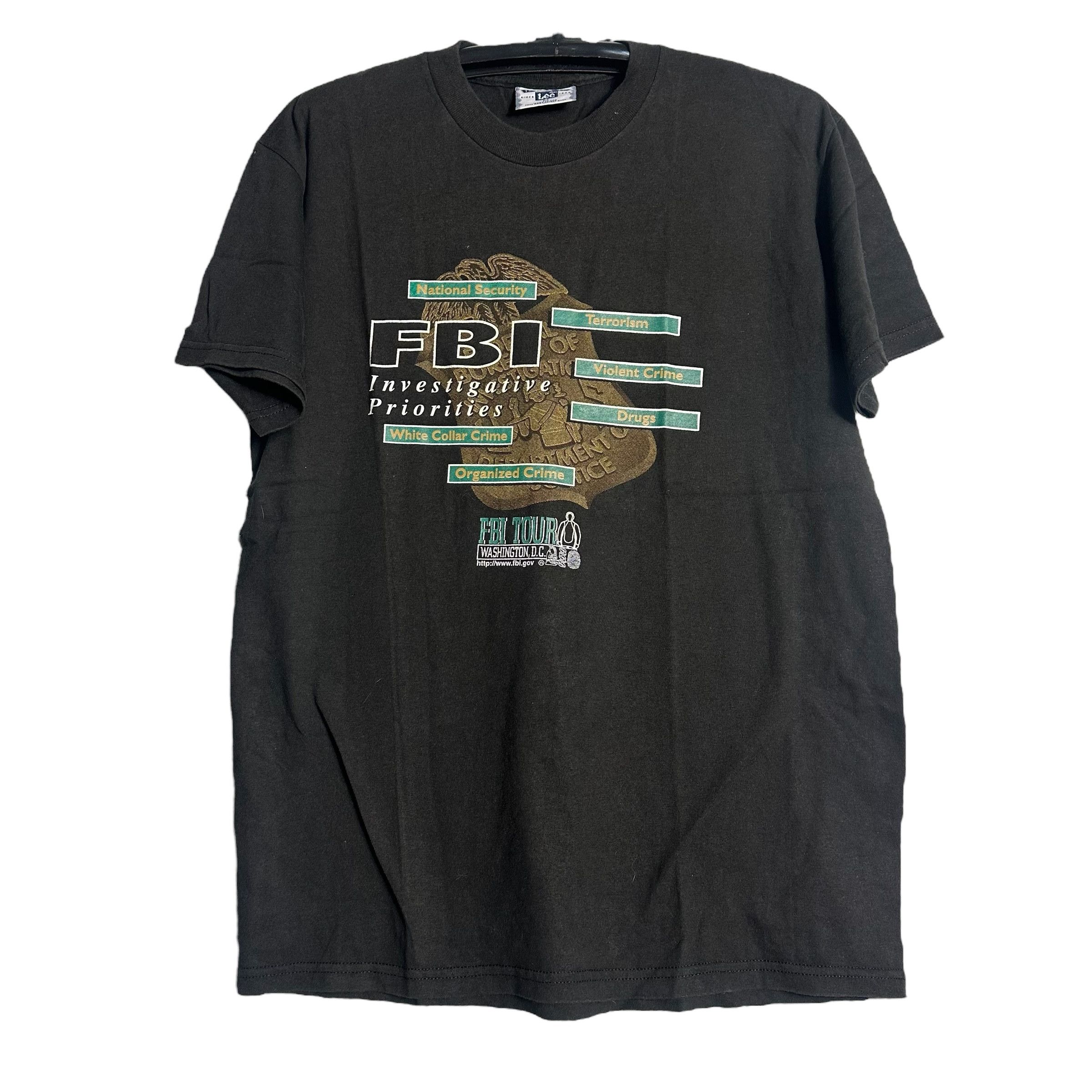 Vintage 🔥RARE🔥Vintage FBI Investigative Priorities Promo T-shirt Size US M / EU 48-50 / 2 - 1 Thumbnail