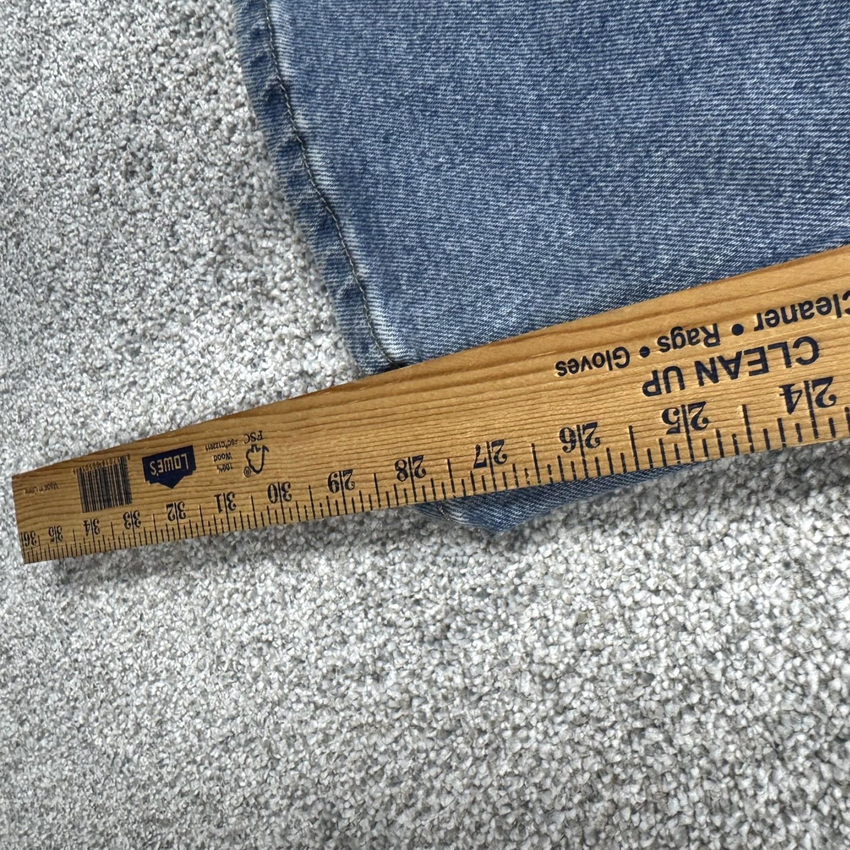 Wrangler Wrangler Jeans Mens 33x28.5 Medium Wash Blue Straight Stretch Denim Casual Size US 30 / EU 46 - 5 Thumbnail