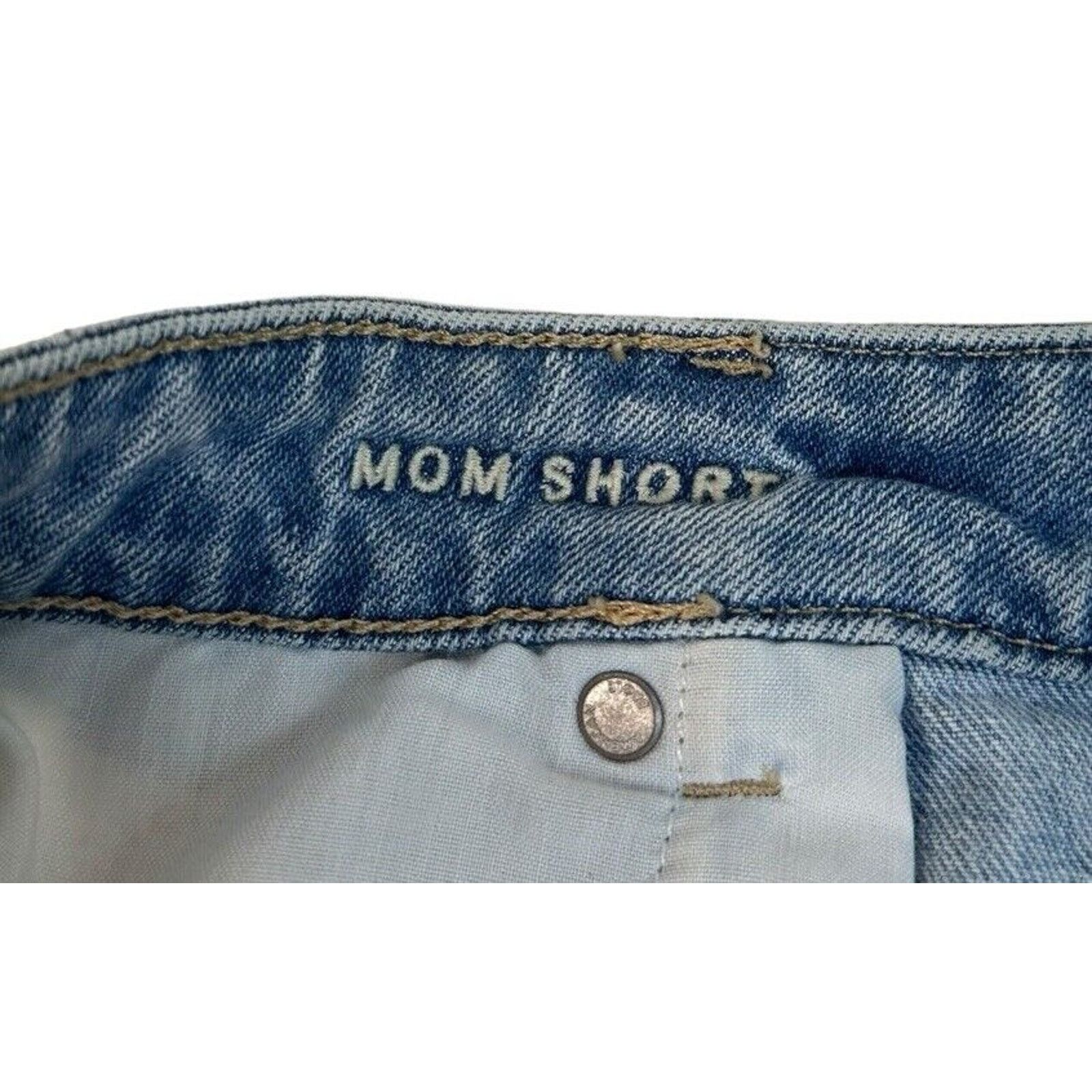 American Eagle Outfitters American Eagle Comfort Stretch Mom Jean Shorts Distressed16 Size 38" / US 16 / IT 52 - 5 Thumbnail
