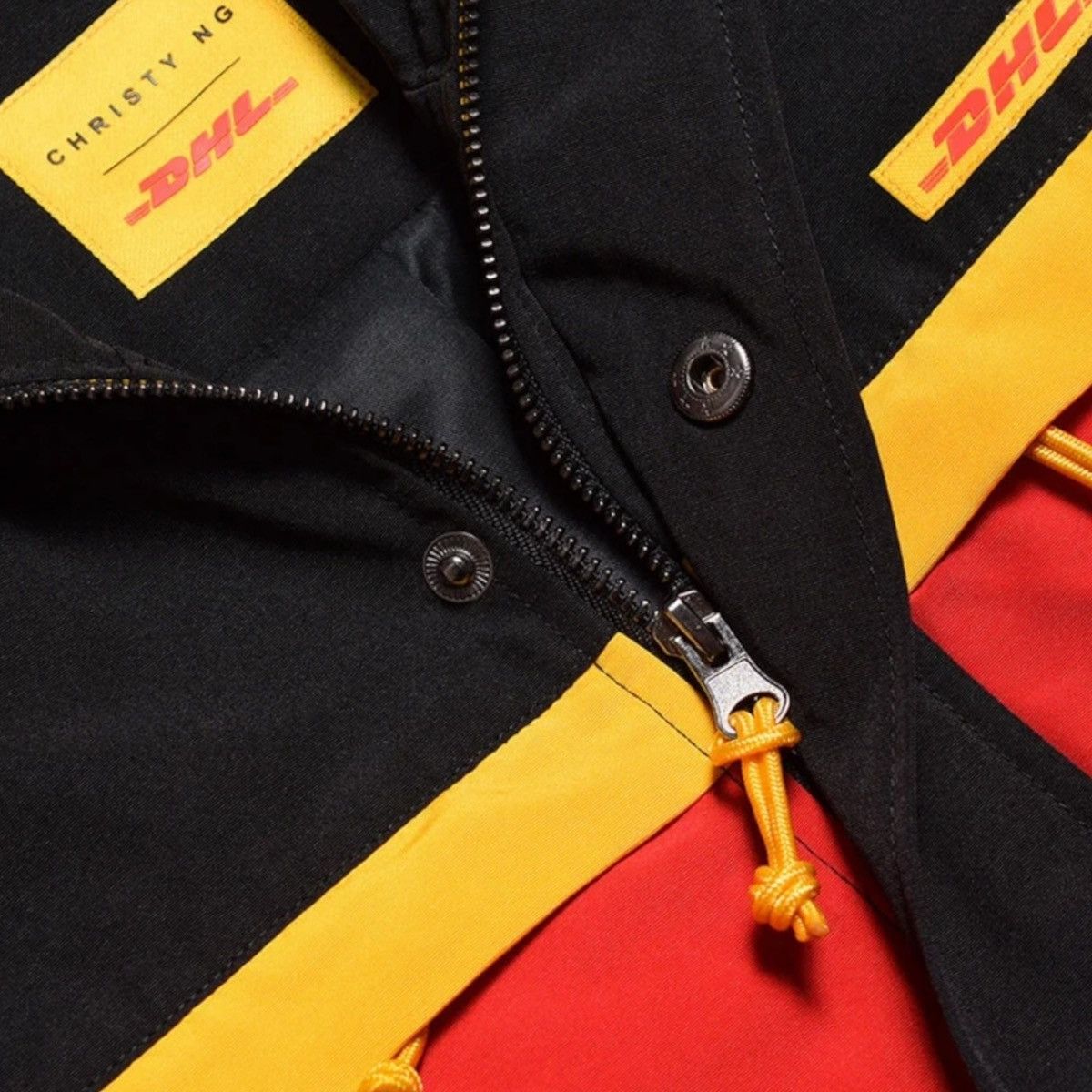 DHL × Designer LIMITED EDITION CHRISTY NG X DHL EXPRESS HOODED WINDBREAKER Size US XL / EU 56 / 4 - 7 Thumbnail