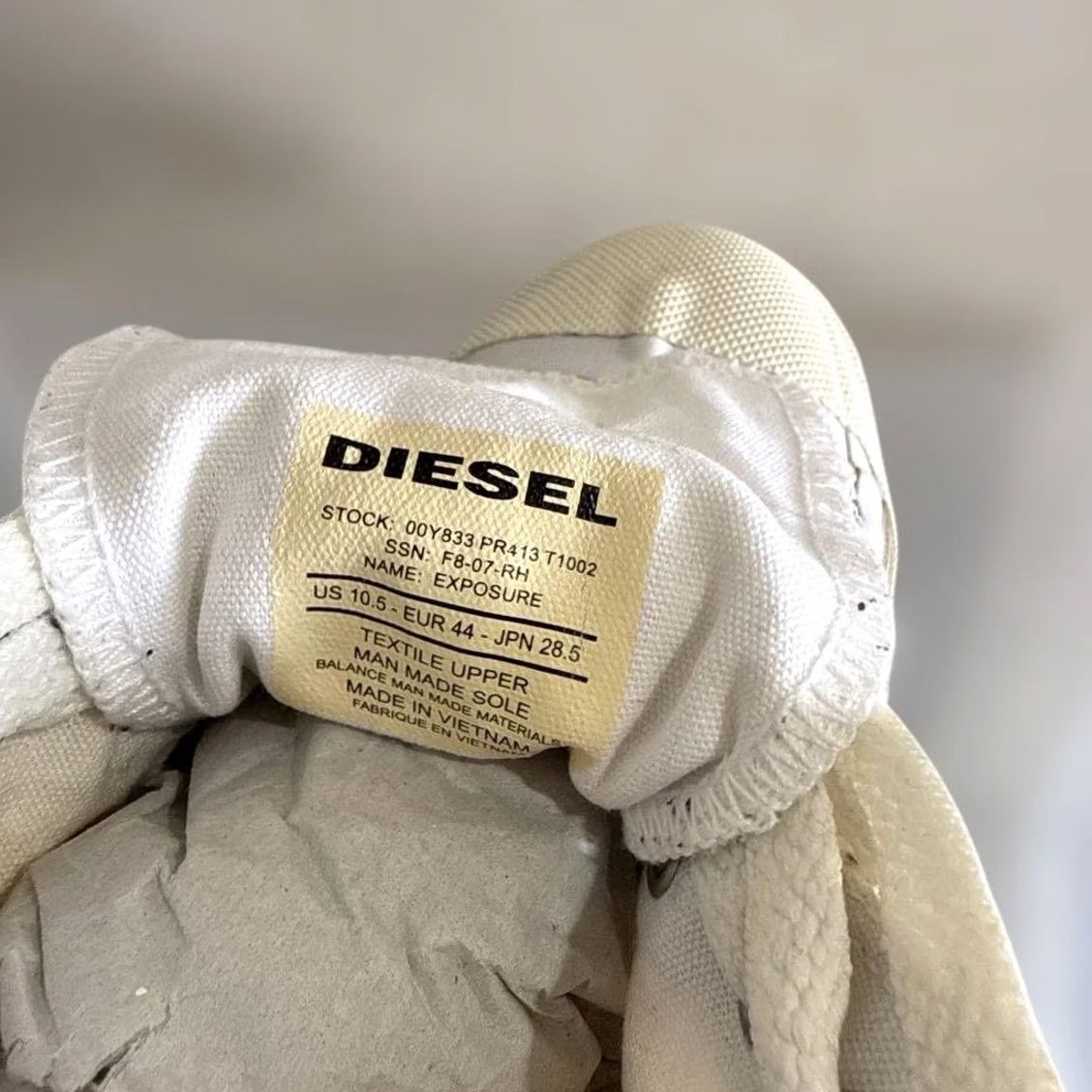 Diesel VINTAGE Diesel Men 10.5US High Cut Sneakers White Luxury ITA 90s 00s Size US 11 / EU 44 - 7 Thumbnail
