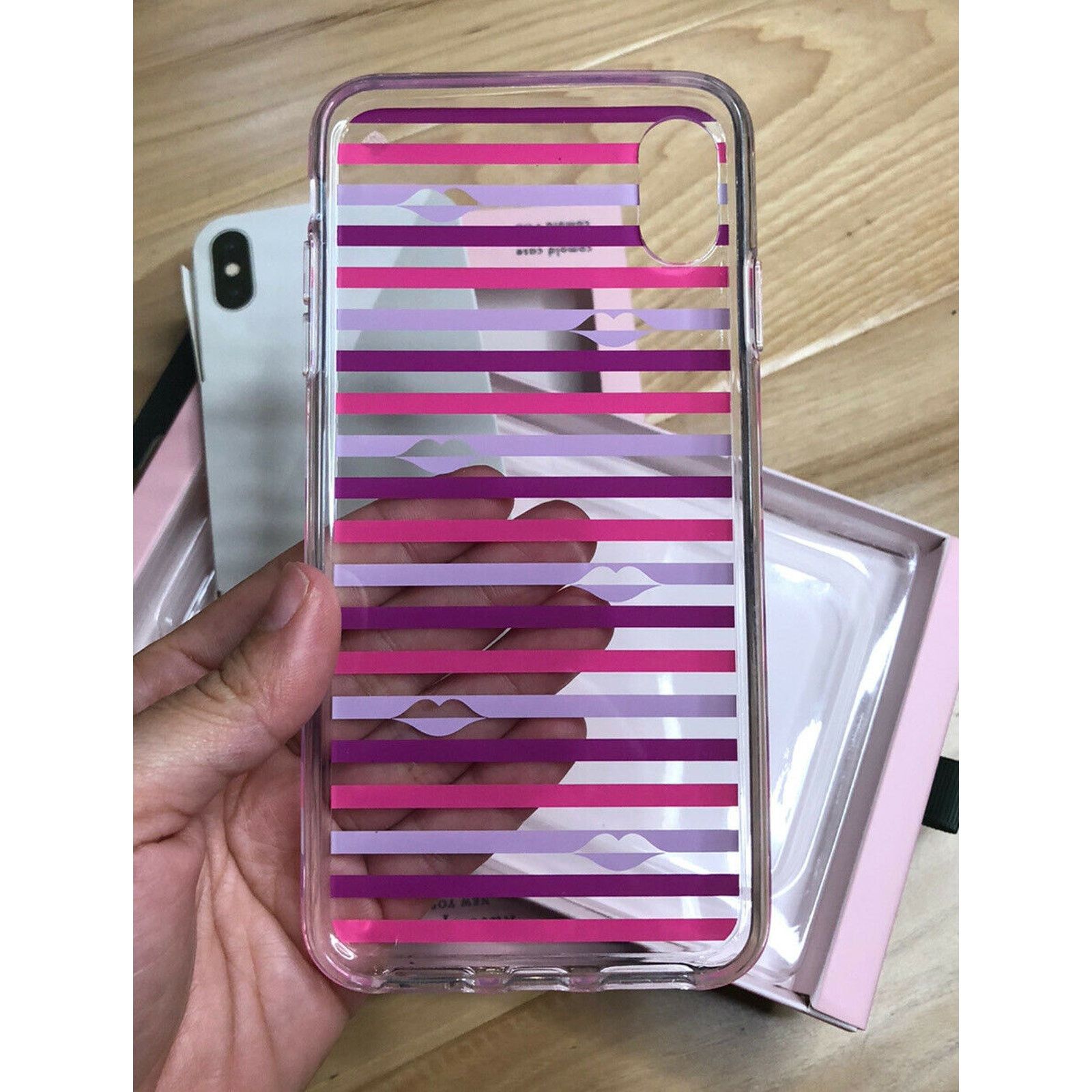 Kate Spade Kate Spade New York Lips with Stripe iPhone XS MAX Case Size ONE SIZE - 4 Thumbnail