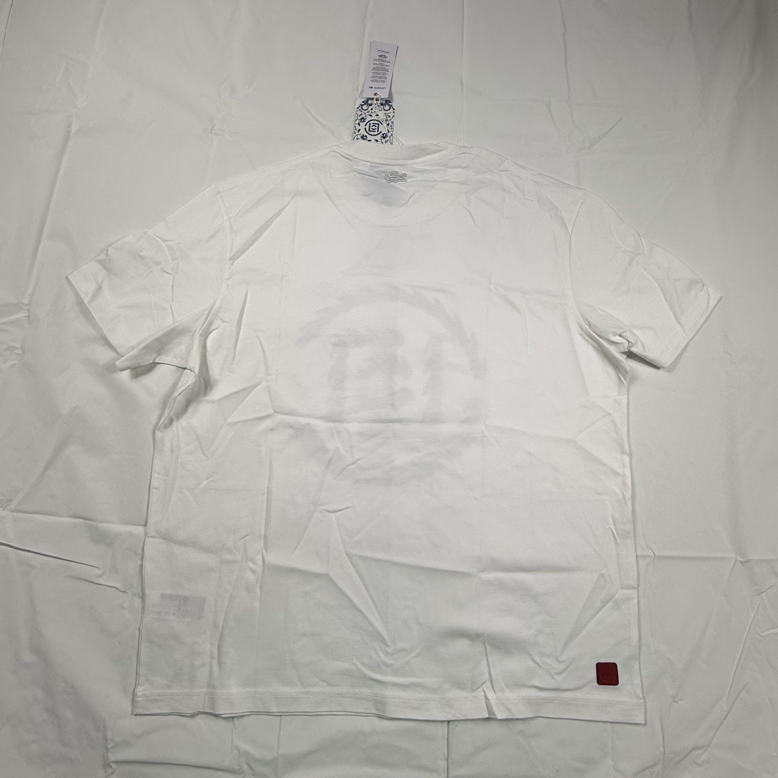 CLOT × Lacoste Lacoste x CLOT White Blue Crocodile Graphic T-Shirt XL NEW Size US XL / EU 56 / 4 - 13 Thumbnail
