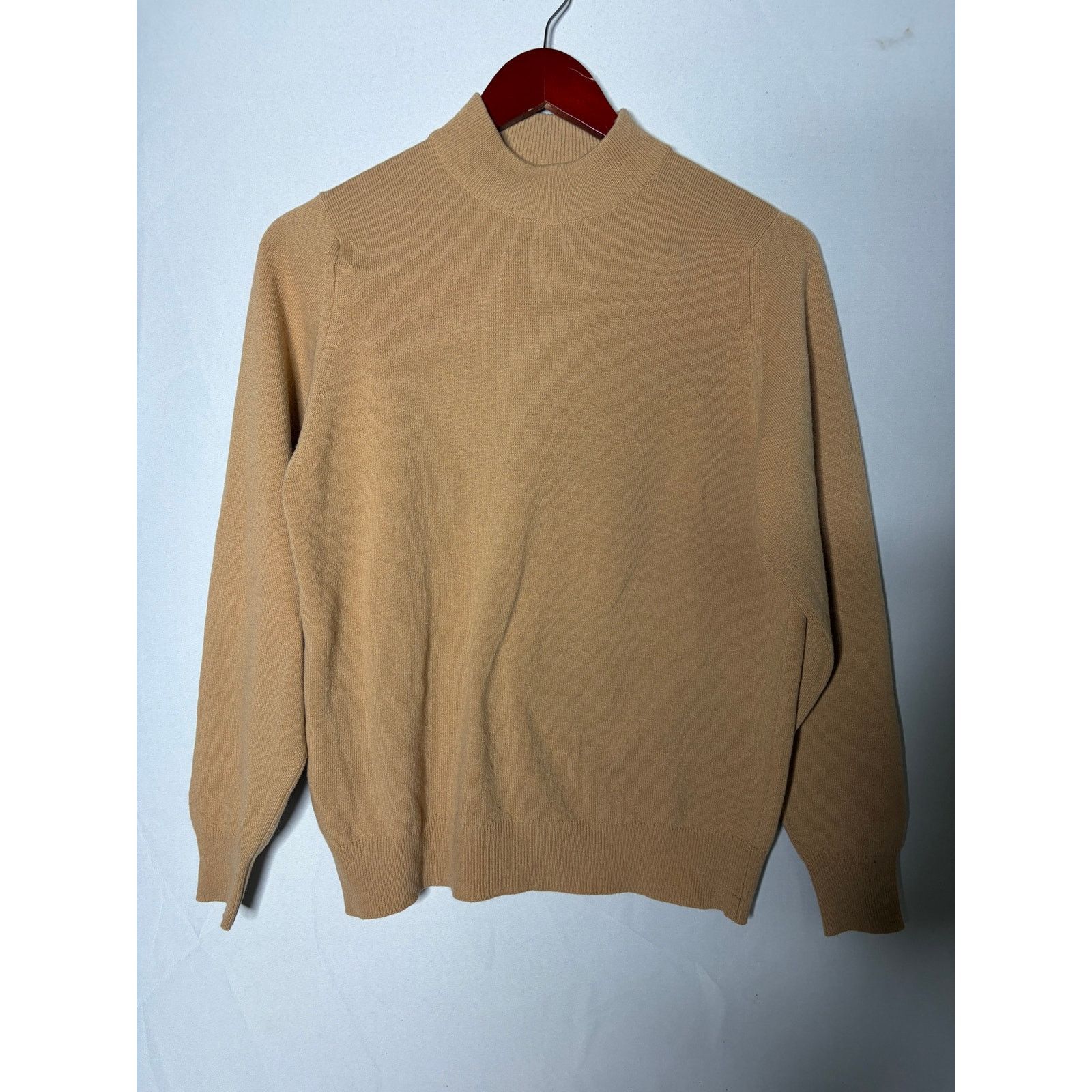 Ballantyne Berk by Ballantyne Tan Turtleneck 100% cashmere sz 38 US S Size S / US 4 / IT 40 - 2 Thumbnail