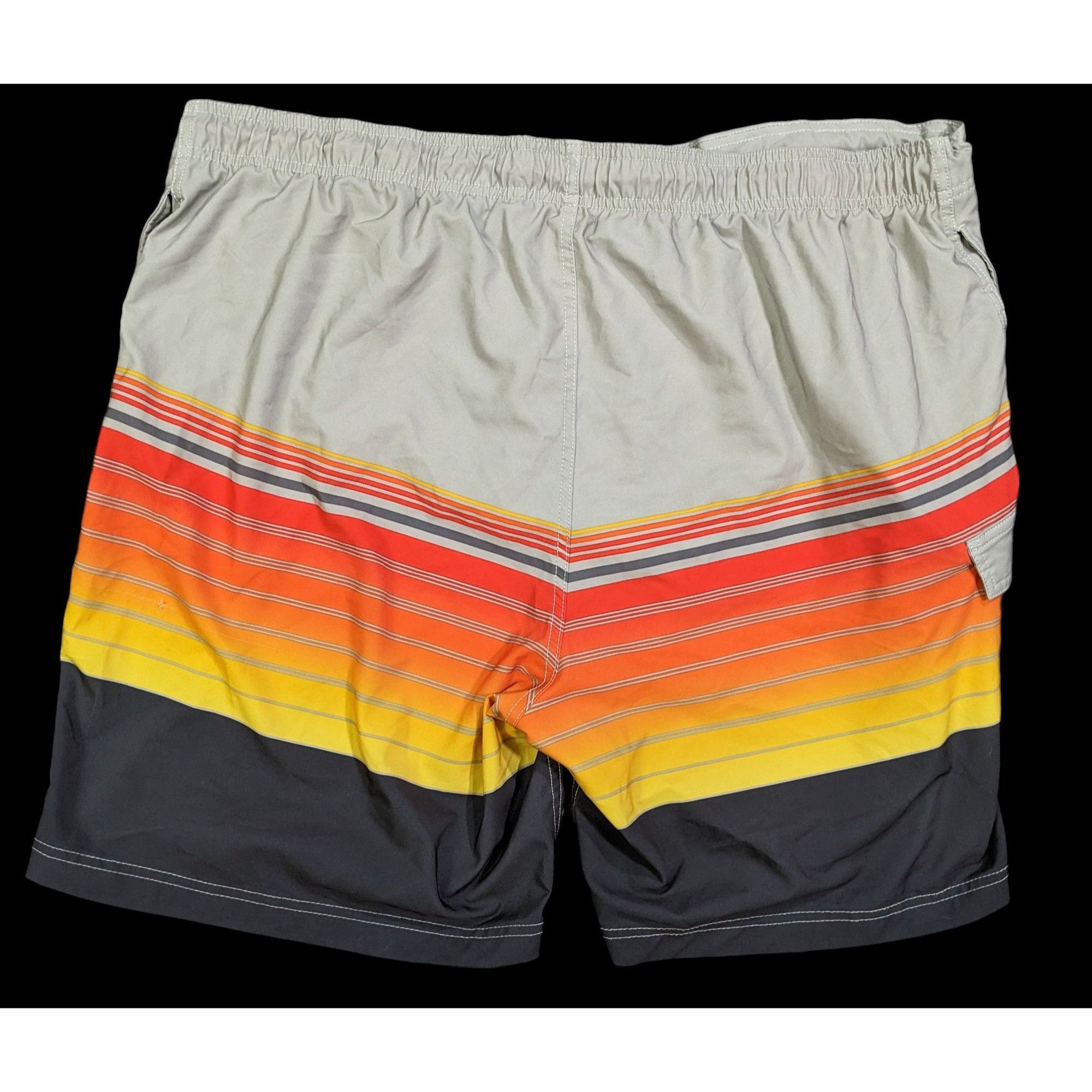 George Retro 90s Style Sunset Board Shorts by George Size US 44 / EU 60 - 2 Thumbnail