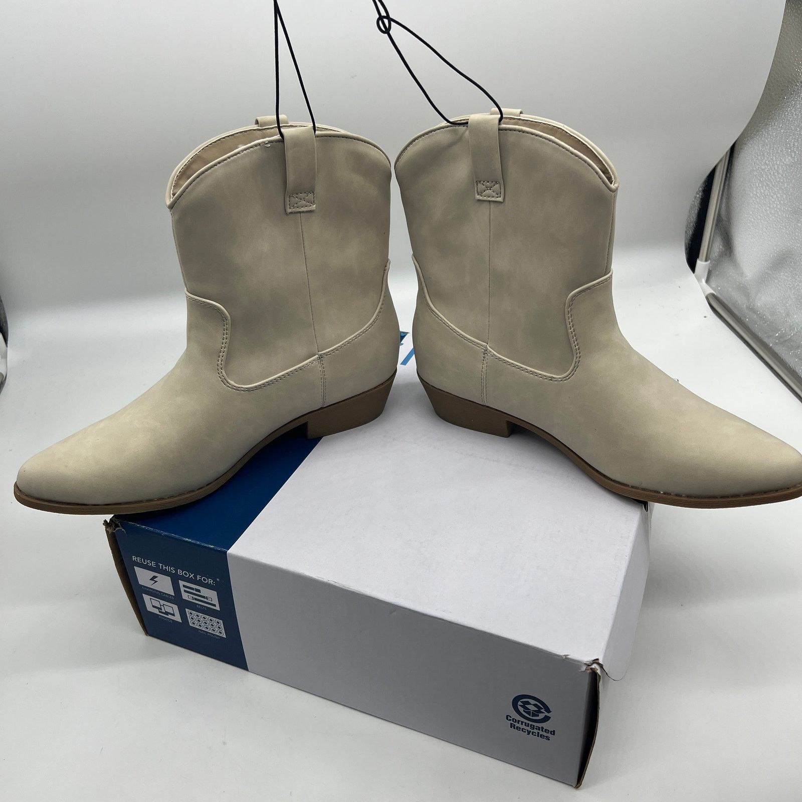 Other Arizona Jean Co Womens Western Heel Bootie Size US 9 / IT 39 - 8 Thumbnail