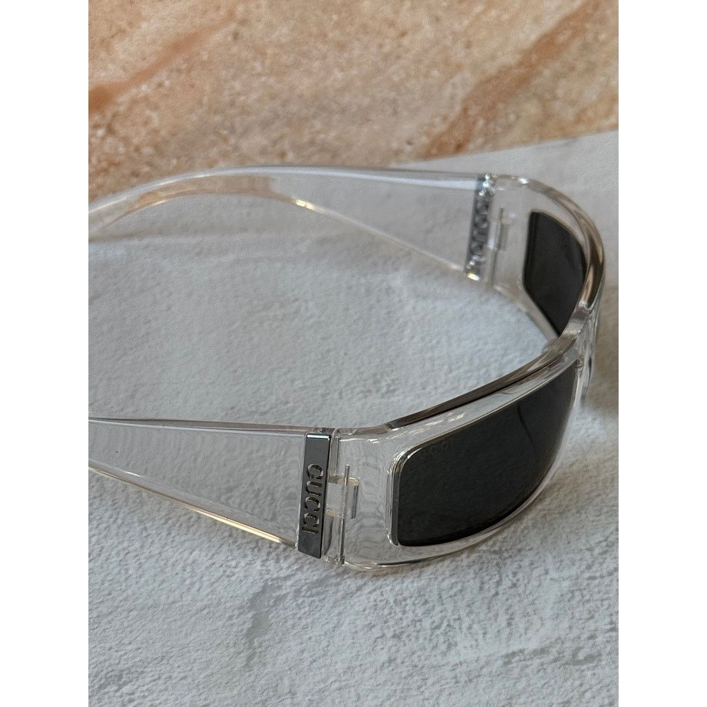 Gucci NEW Gucci GG1492SA Transparent Shielded Mask Sunglasses $360 Size ONE SIZE - 6 Thumbnail