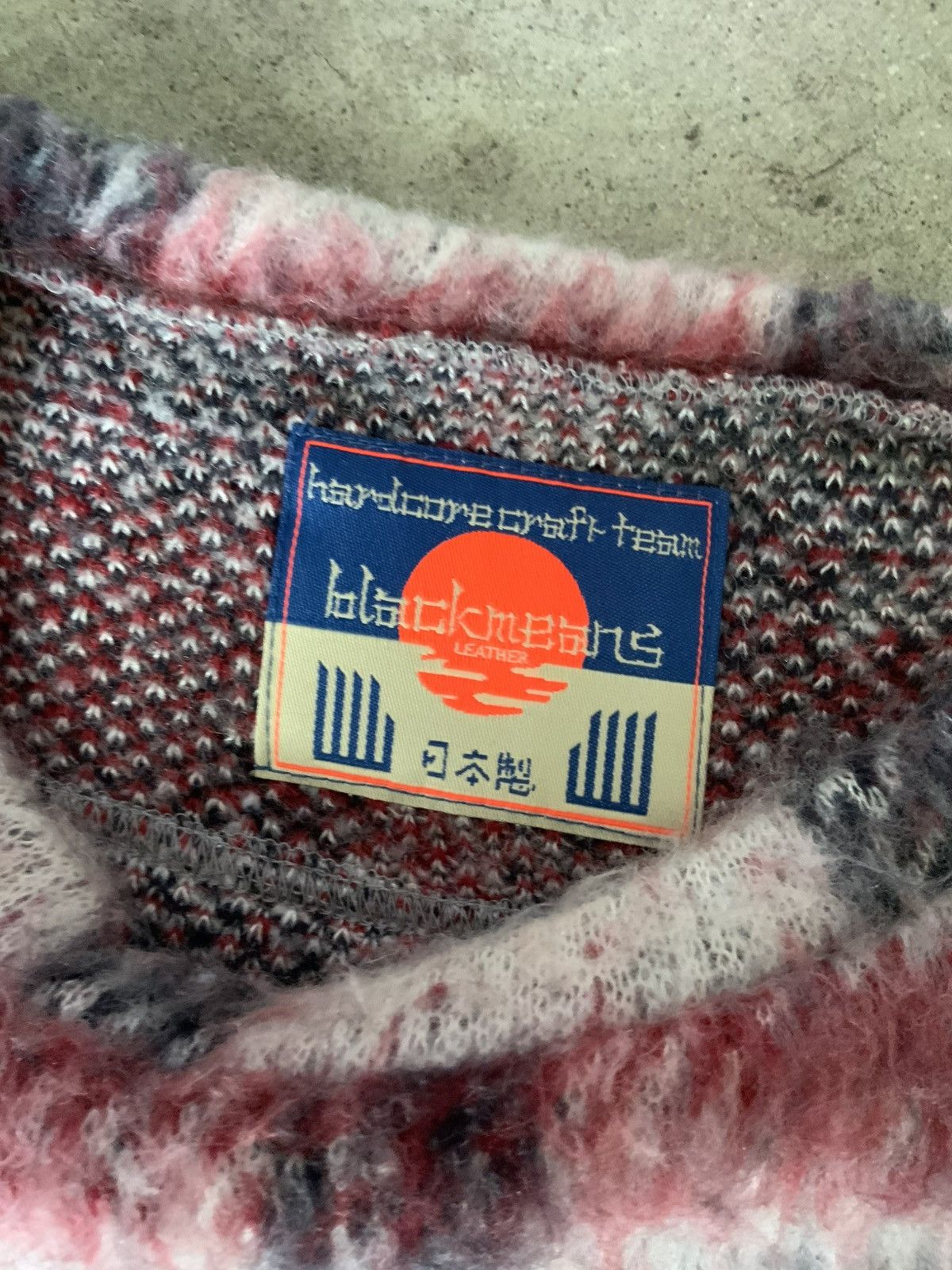 Blackmeans BLACKMEANS SLASH AND SEW WOOL SWEATER Size US M / EU 48-50 / 2 - 3 Thumbnail