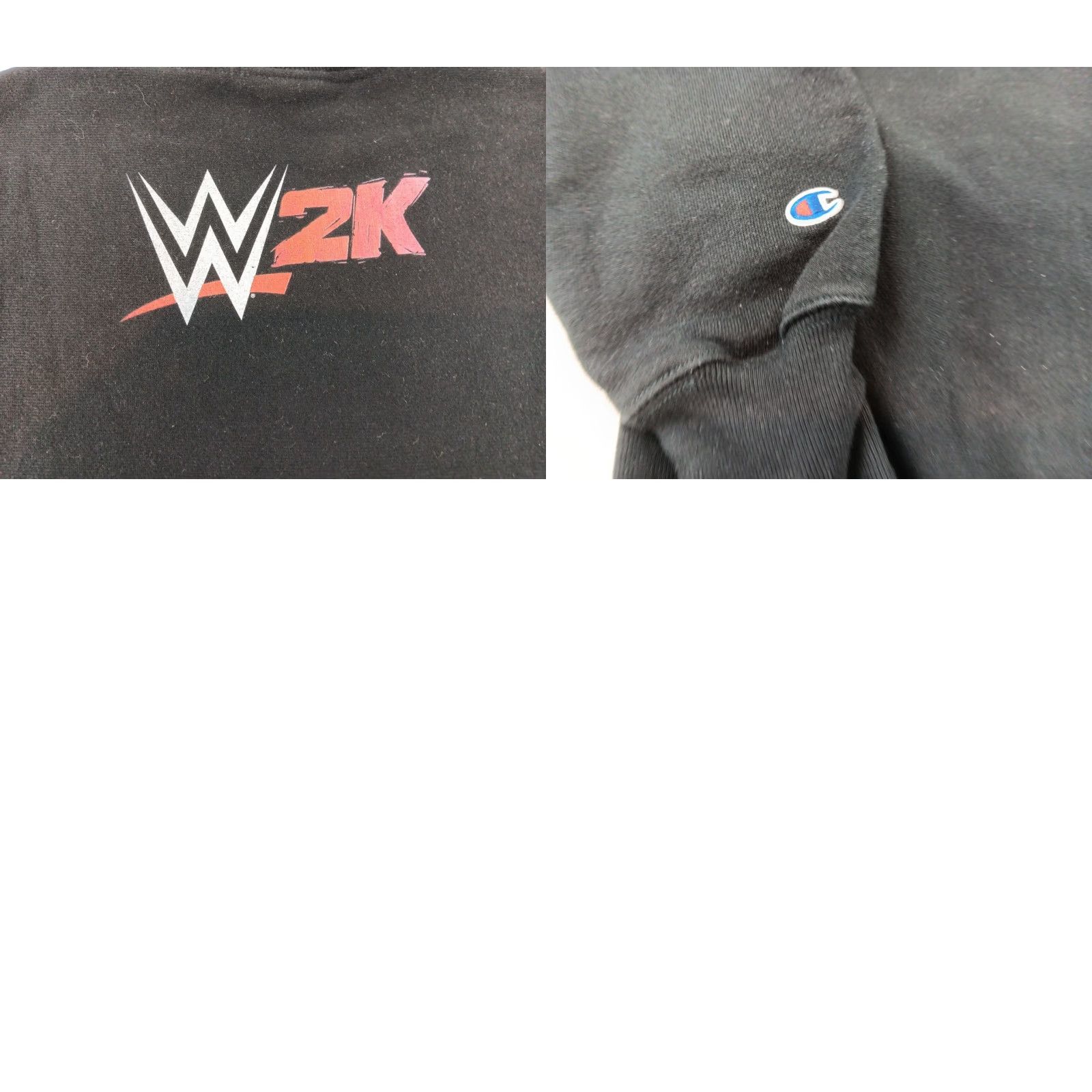 Champion WWE 2K22 Sweatshirt Champion Reverse Weave Mens Size M Black Graphic Print Pullover Reversible Crew Neck Long Sleeve Size US M / EU 48-50 / 2 - 9 Thumbnail