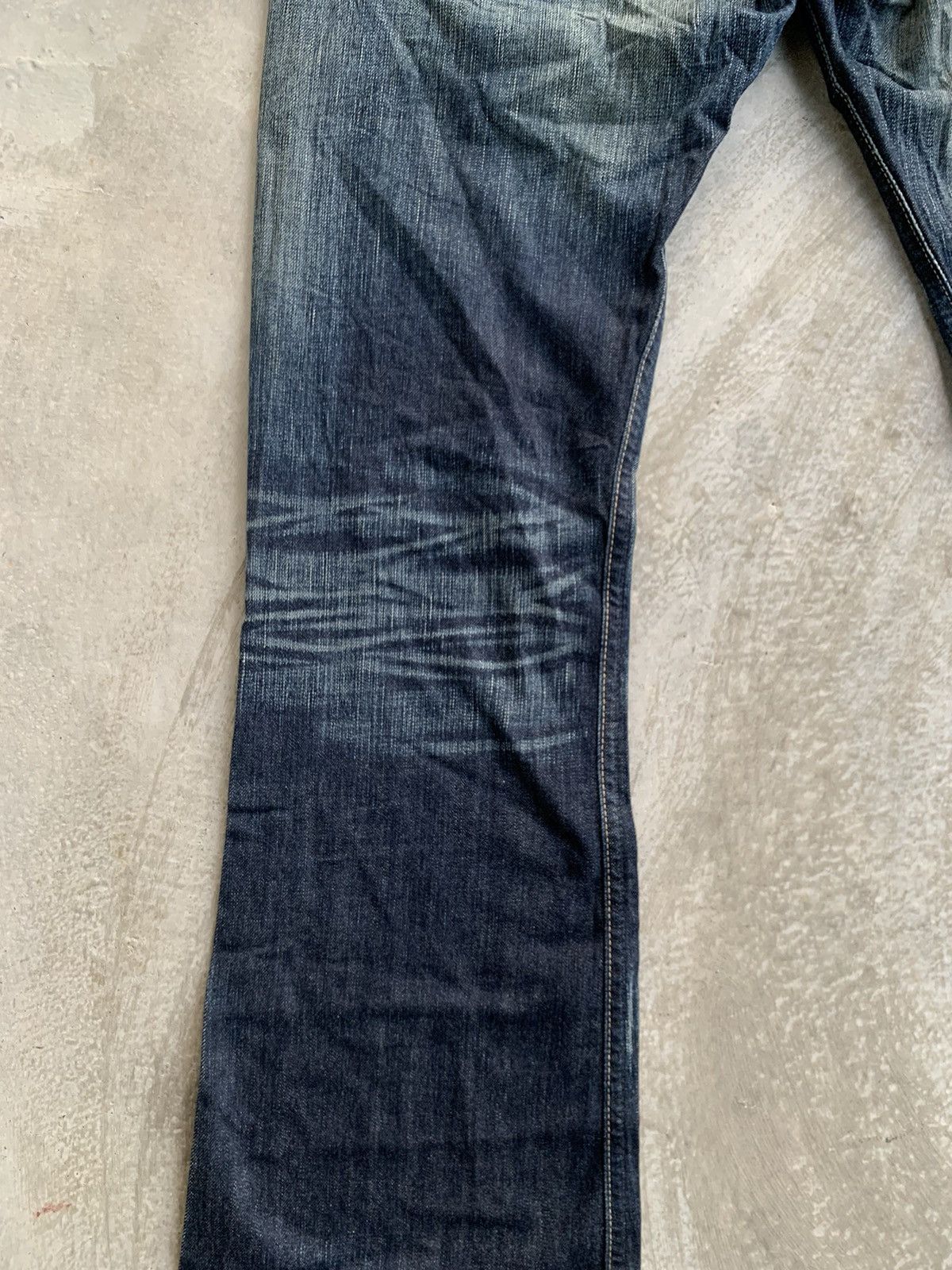 Edwin × Japanese Brand × Vintage Edwin Denim Blue Trip 503 Vintage Size US 34 / EU 50 - 17 Thumbnail