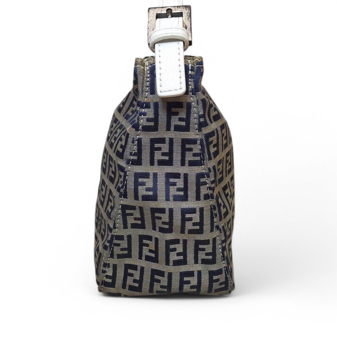Fendi Fendi - Zucchino Pouch Handbag Monogram Zucca Brown Size ONE SIZE - 3 Thumbnail