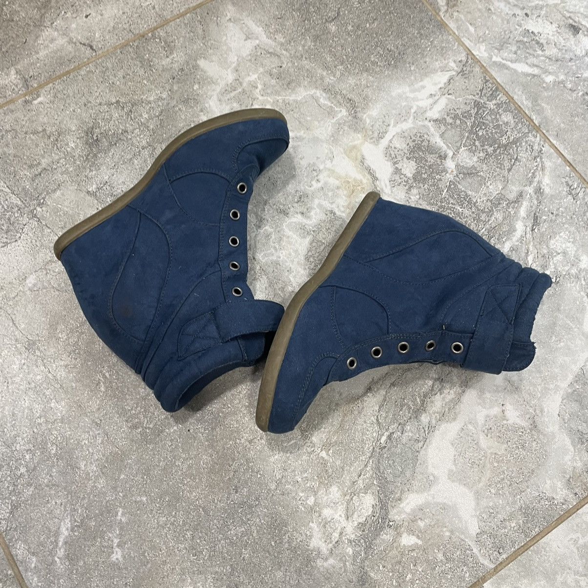 Isabel Marant × Vintage Unbranded Isabel Marant Style Bekett Wedge Sneakers Shoes Size US 6.5 / IT 36.5 - 6 Thumbnail
