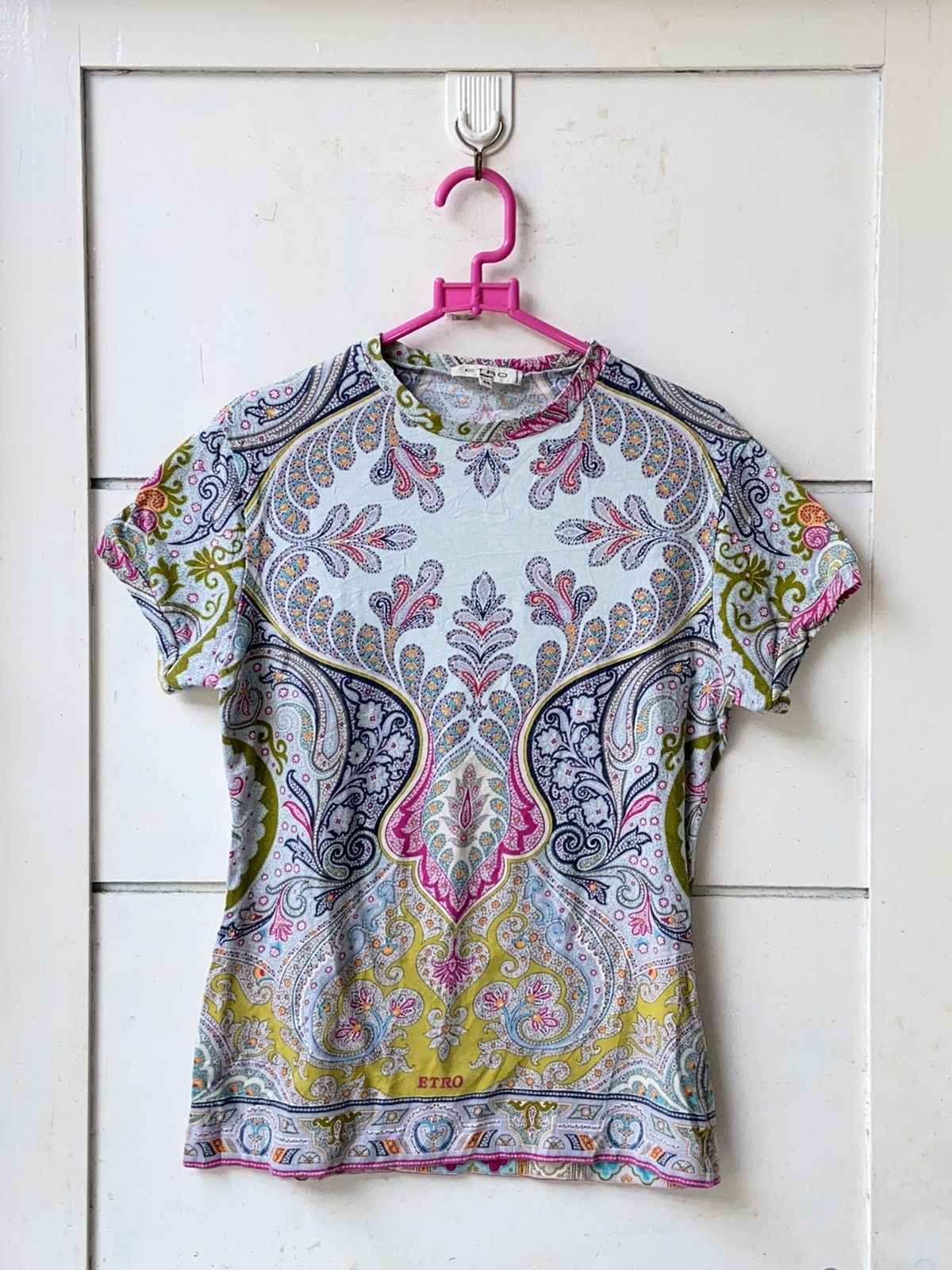 Designer × Etro ETRO Patterned T-Shirt Size S / US 4 / IT 40 - 6 Thumbnail