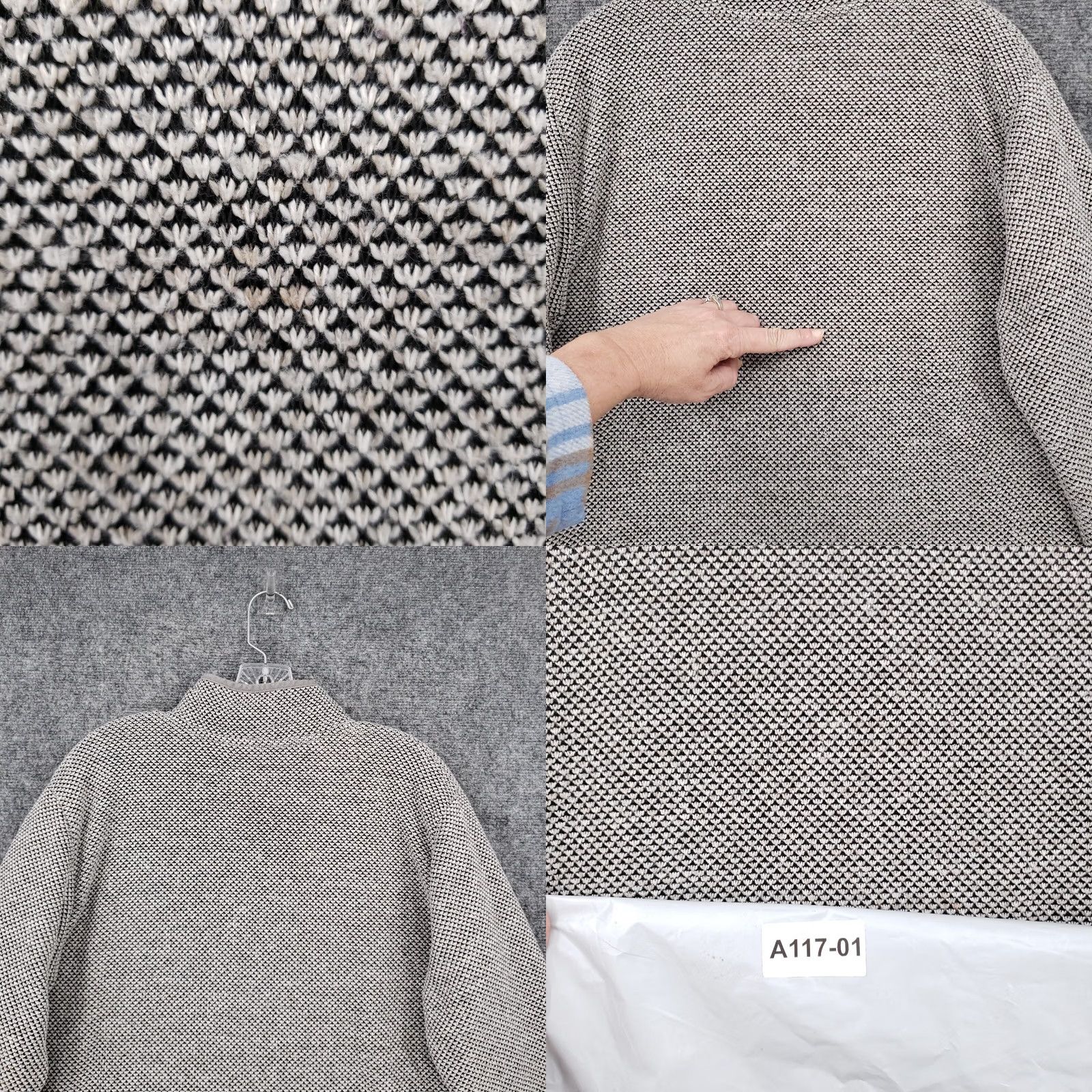 Orvis Orvis Sweater Mens M Medium Gray Sherpa Lined 1/4 Zip Pullover Mock Neck Knit Shirt Size US M / EU 48-50 / 2 - 10 Thumbnail