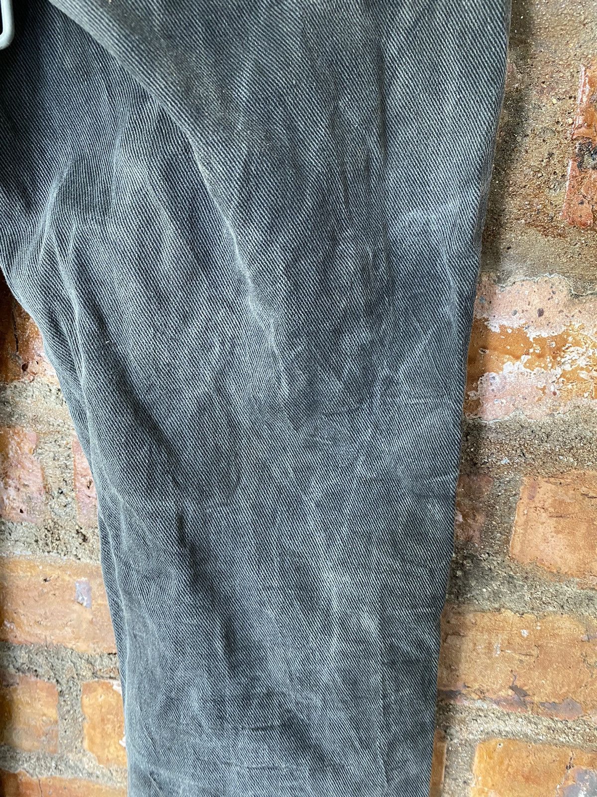 5351 POUR LES HOMMES Vtg 5351 Pour Les Hommes Snake leather flare wash pants Size US 31 - 21 Thumbnail