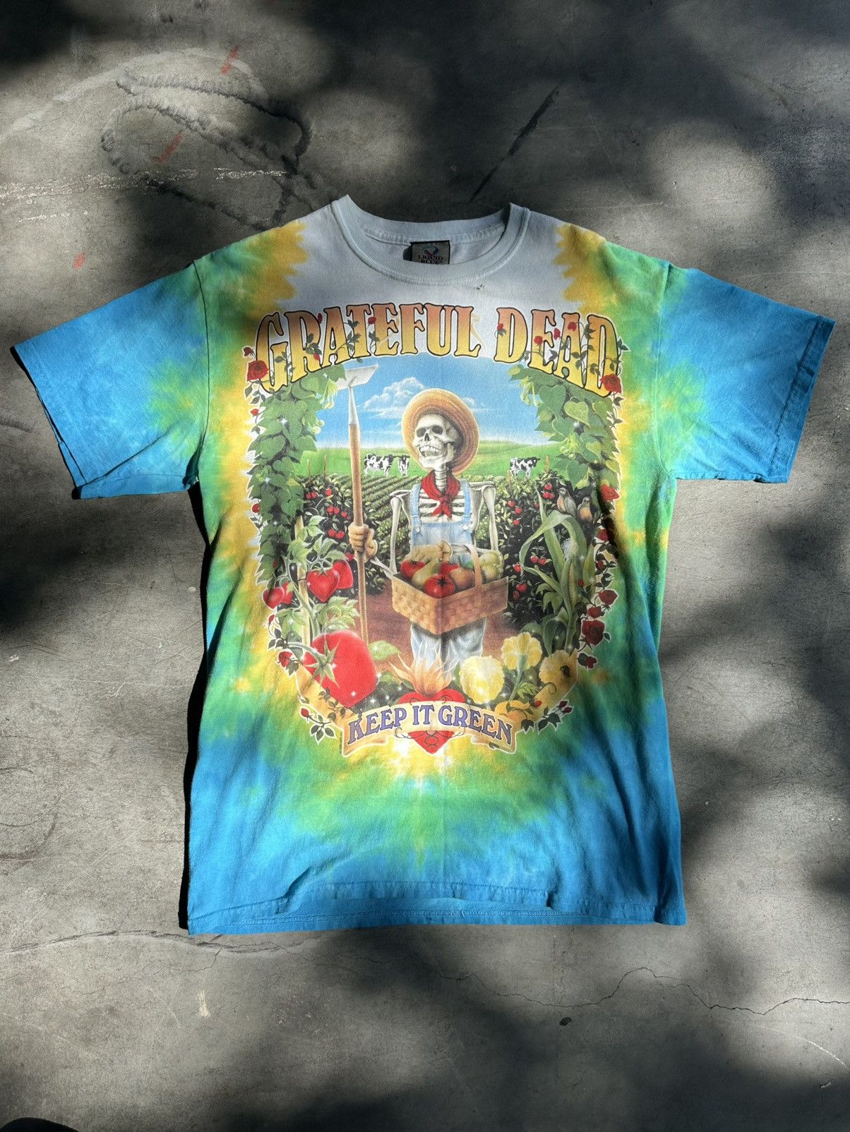 Vintage 1996 Grateful Dead Let It Grow Tie Dye