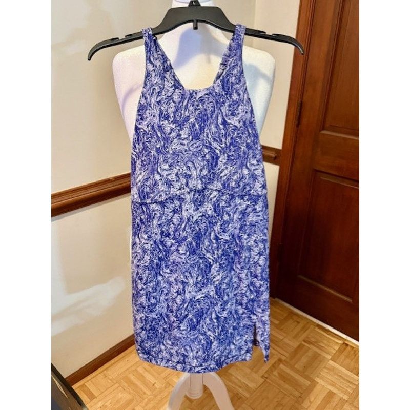 Duluth Trading Company AKHG Alaskan Hardgear Trail Tech Flow Dress Blue Print NWT Size M / US 6-8 / IT 42-44 - 2 Thumbnail