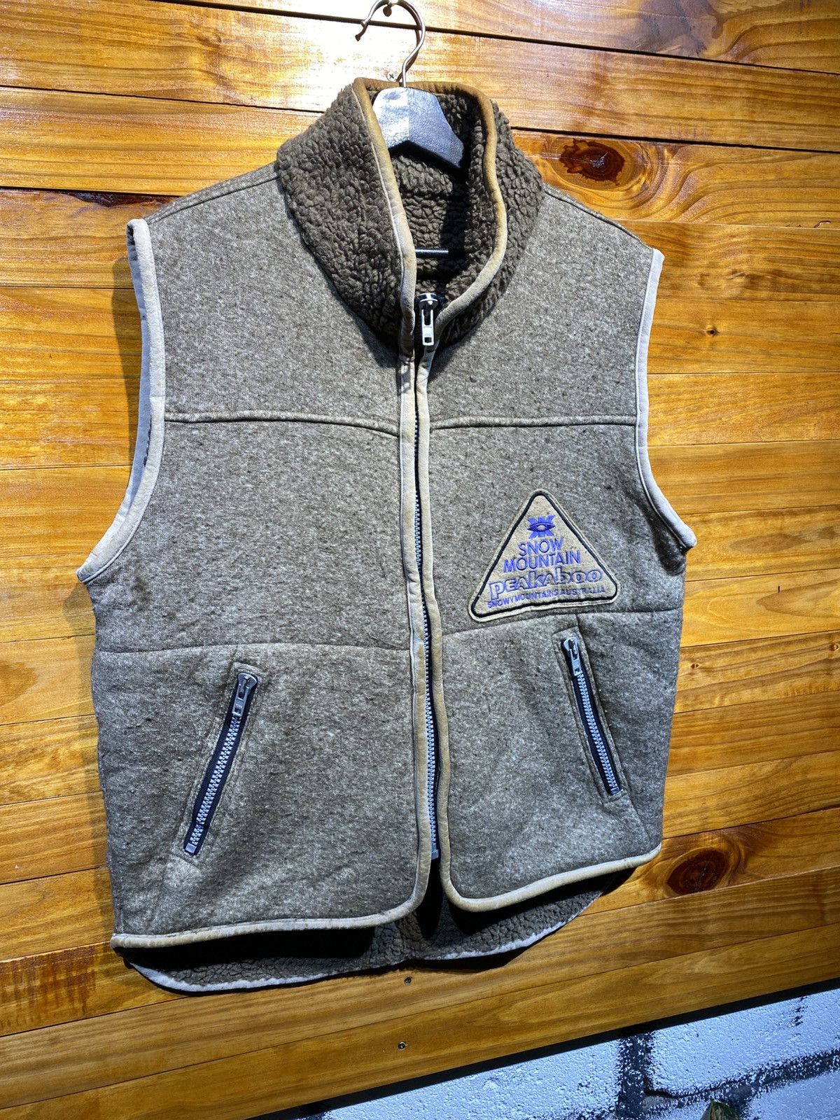 Vintage Vintage Peak A Boo by Basil Snow Mountain Fleece Vest Size US M / EU 48-50 / 2 - 5 Thumbnail
