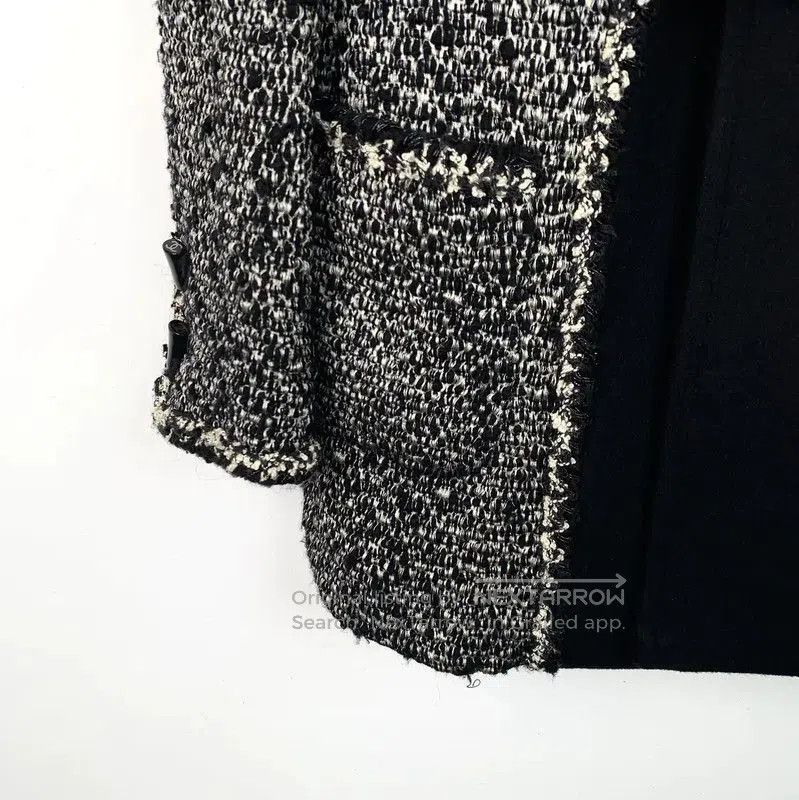 Chanel Chanel Black Wool Women's Coat . Size XXS / US 00 / IT 34 - 4 Thumbnail