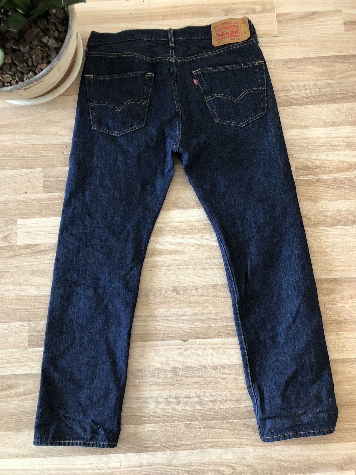 Levi's Levi’s 501 Indigo Jeans W33 x L30 Original Straight Fit Size US 32 / EU 48 - 1 Thumbnail