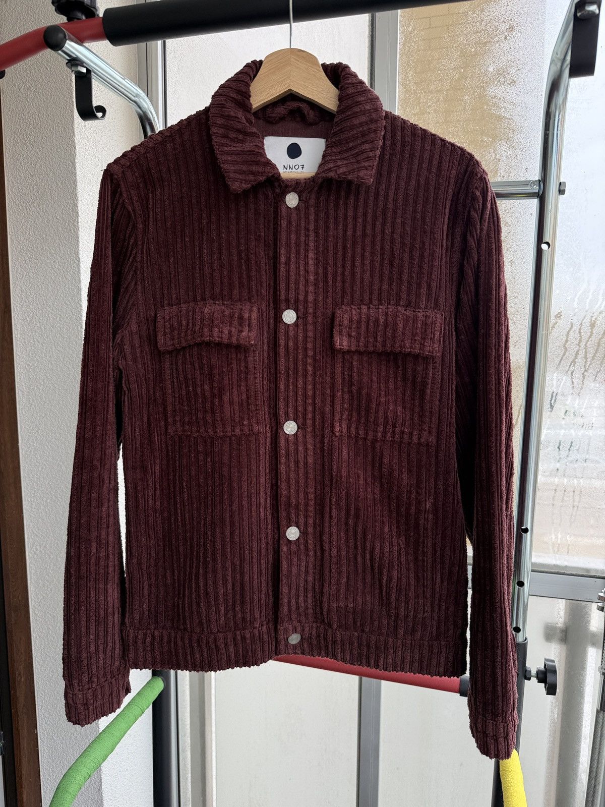 NN07 NN07 - Vincenzo Cotton-Corduroy Jacket - Men - Burgundy Size US S / EU 44-46 / 1 - 1 Thumbnail